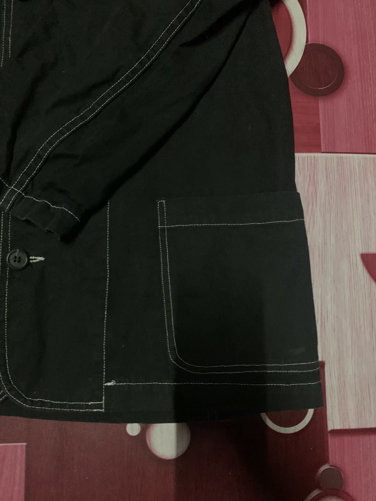 Vintage Nice Utility Canvas Blazer Denim Jacket Size US L / EU 52-54 / 3 - 4 Thumbnail
