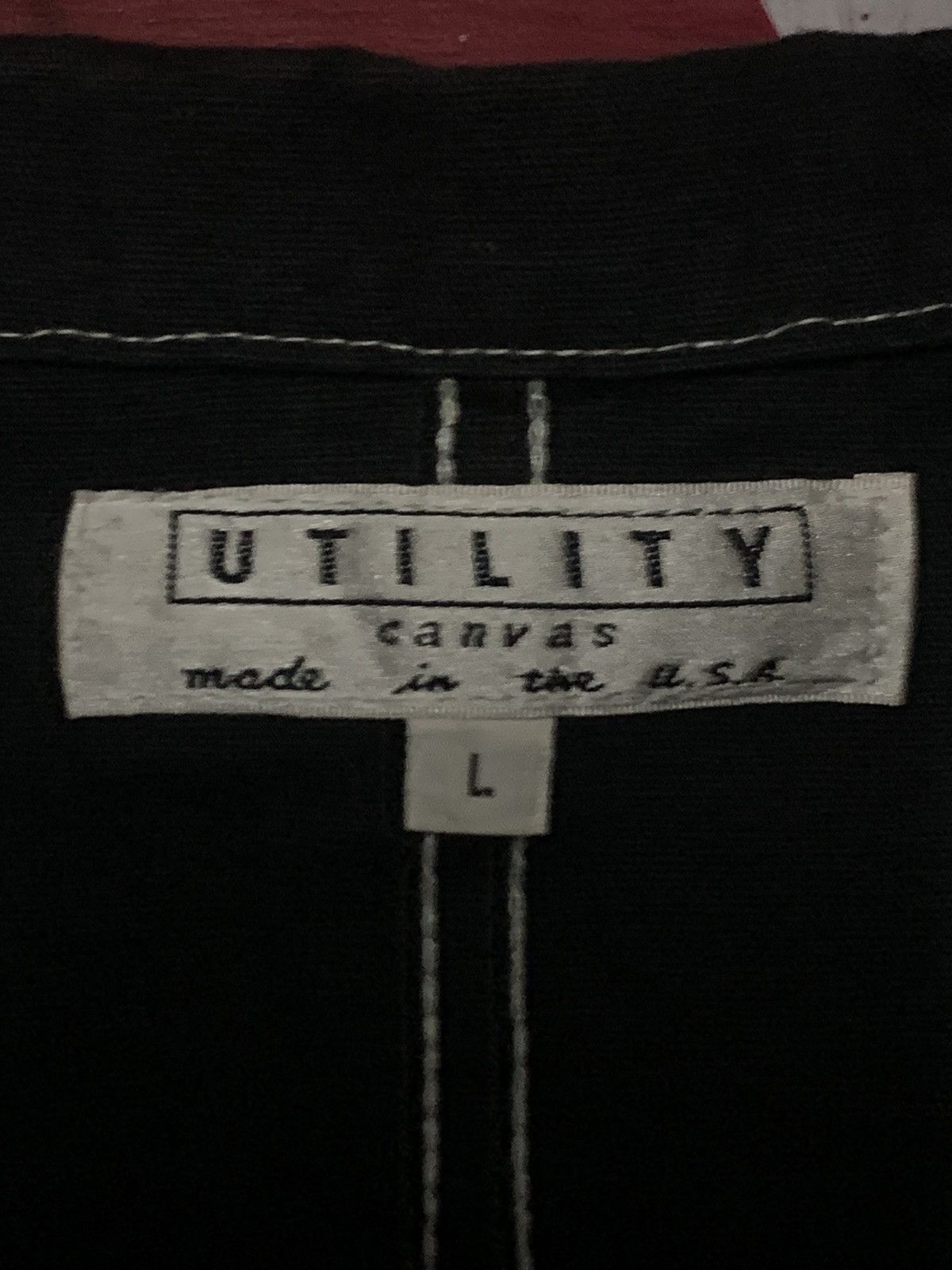 Vintage Nice Utility Canvas Blazer Denim Jacket Size US L / EU 52-54 / 3 - 6 Thumbnail