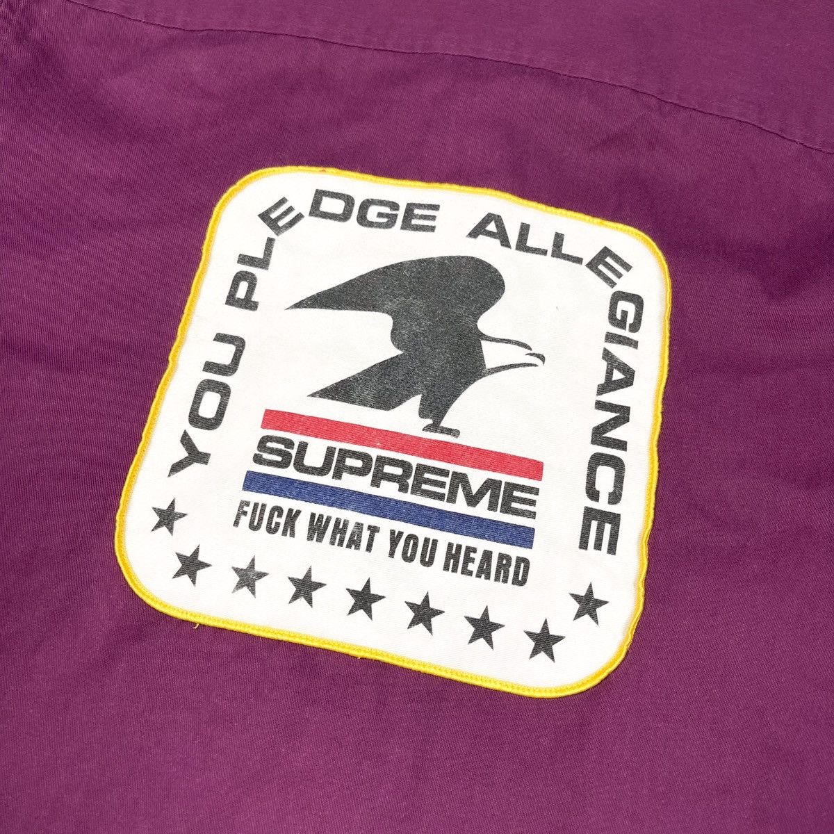 Supreme Supreme You Pledge Allegiance L/S Shirt Size US M / EU 48-50 / 2 - 4 Thumbnail