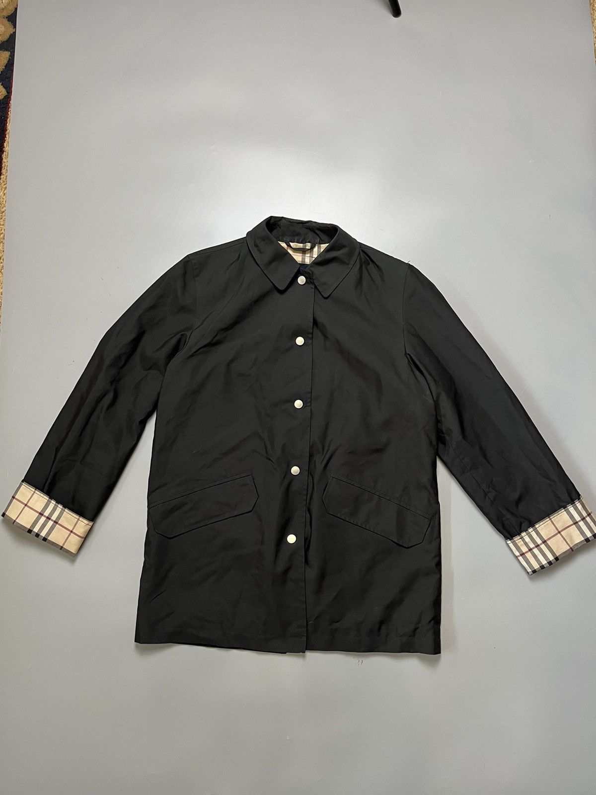 image of Vintage Burberry Jacket Luxury in Black, Men's (Size Large)