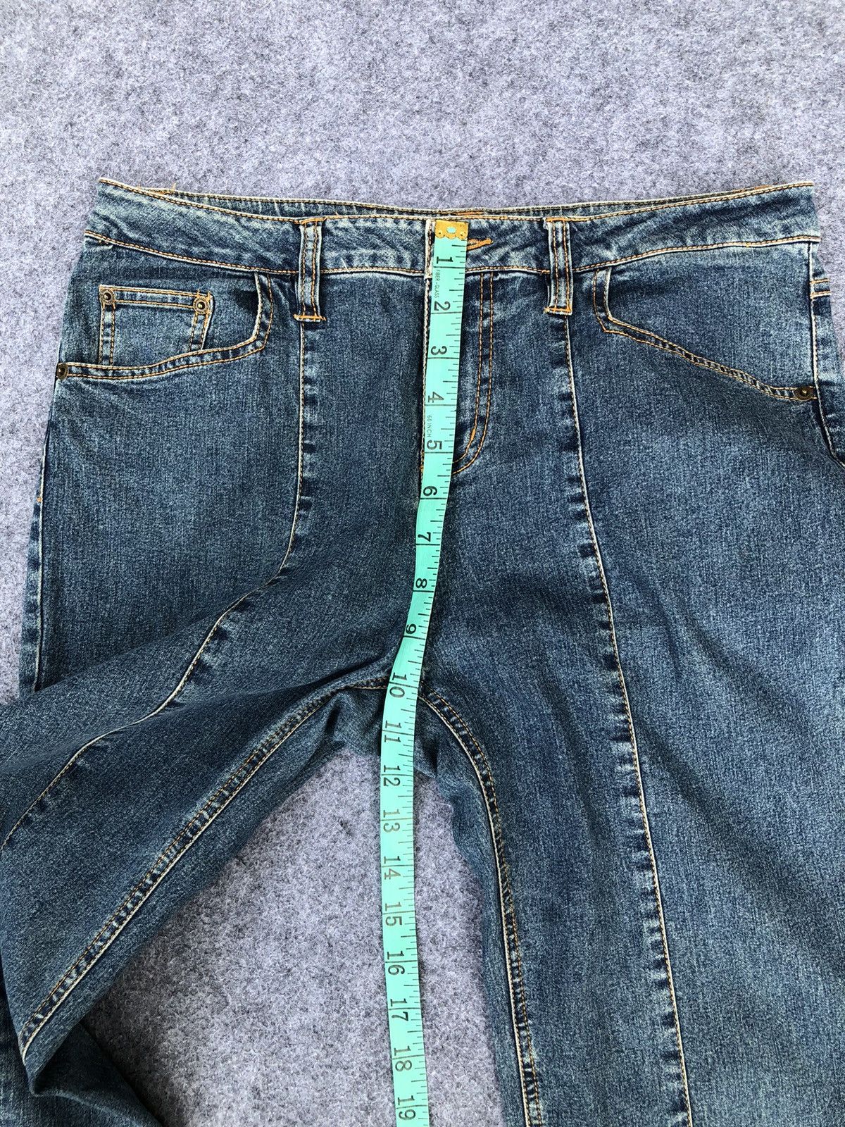 Japanese Brand Rare🔥Japanese Hybrid Bootcut Jeans Size 31" - 9 Thumbnail