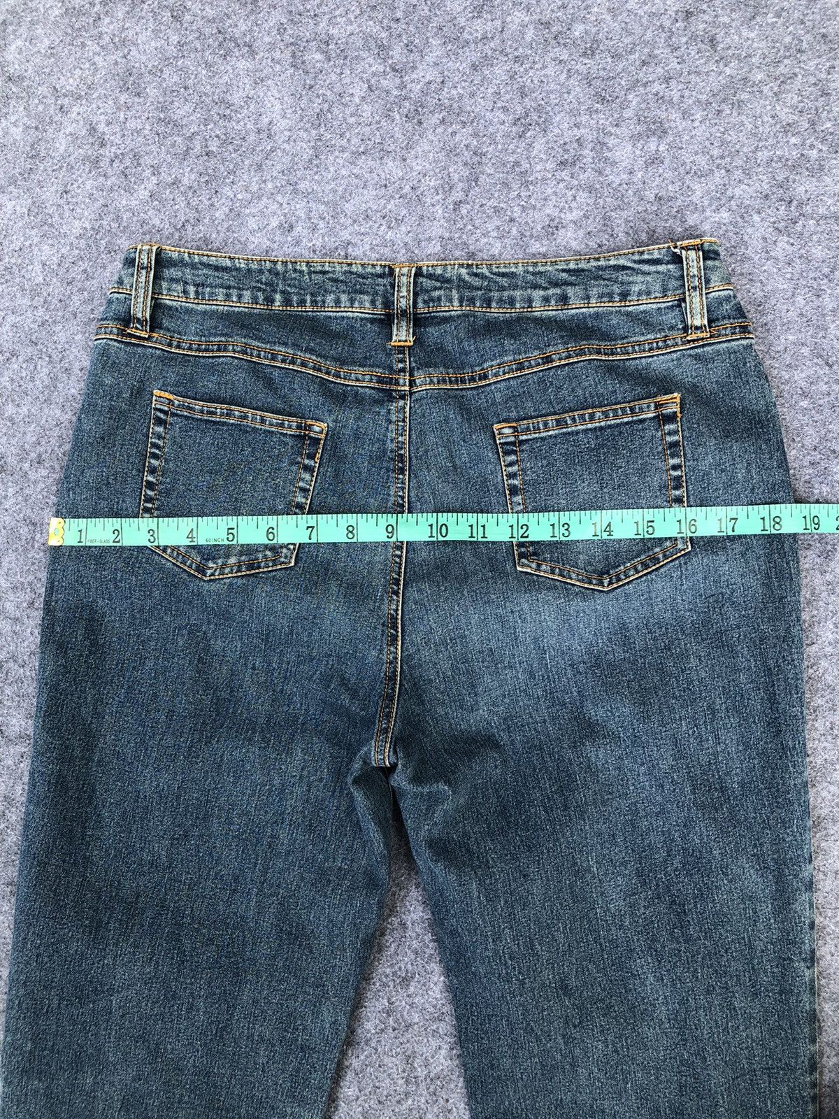 Japanese Brand Rare🔥Japanese Hybrid Bootcut Jeans Size 31" - 10 Thumbnail