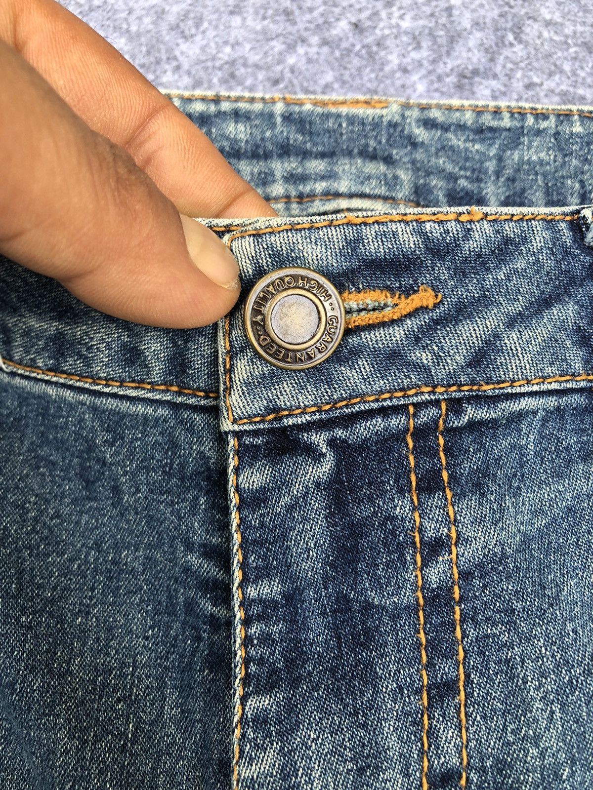 Japanese Brand Rare🔥Japanese Hybrid Bootcut Jeans Size 31" - 4 Thumbnail