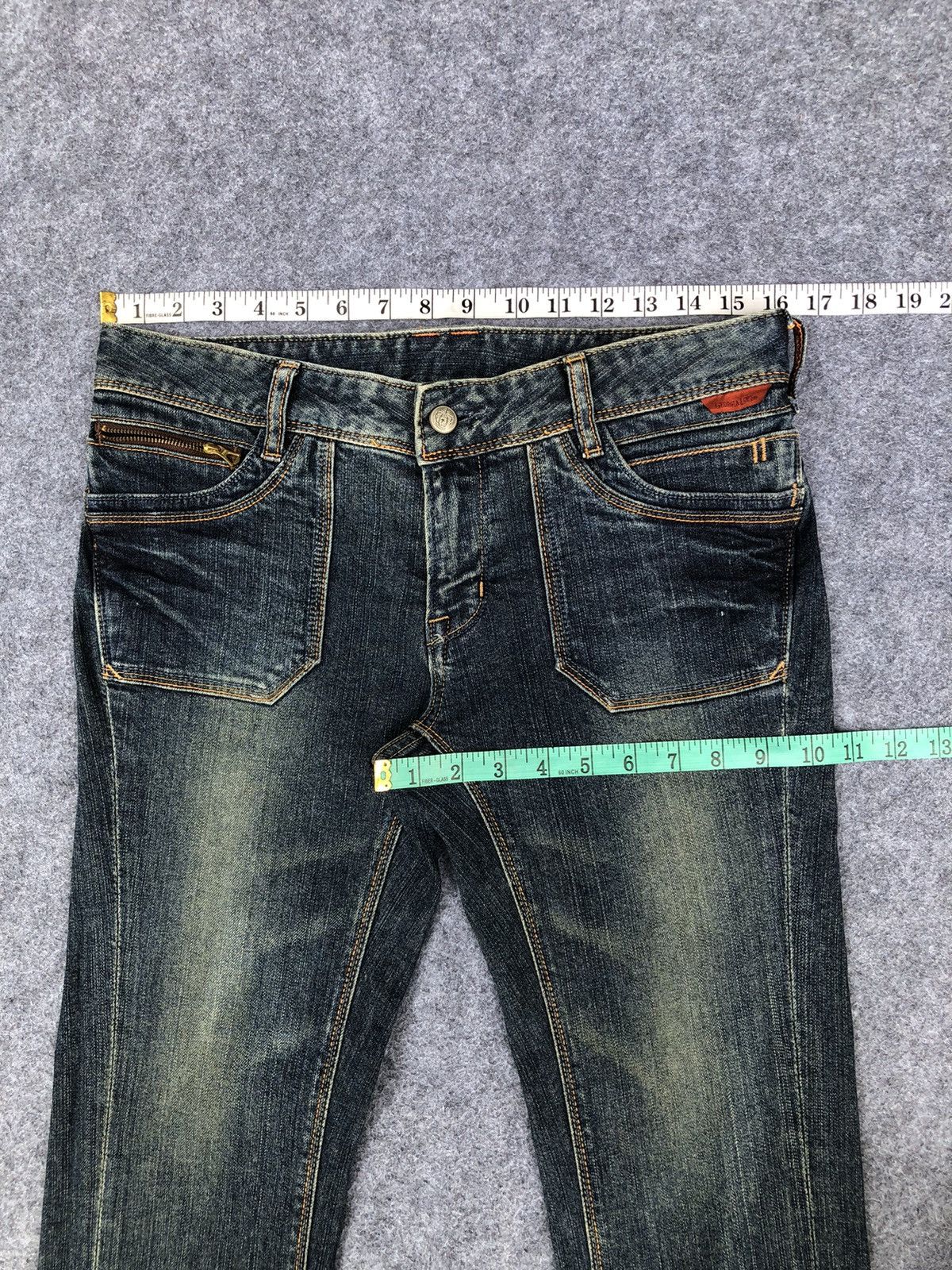 Japanese Brand Rare🔥Georgia Love Flared Bootcut Jeans Size 32" / US 10 / IT 46 - 11 Thumbnail