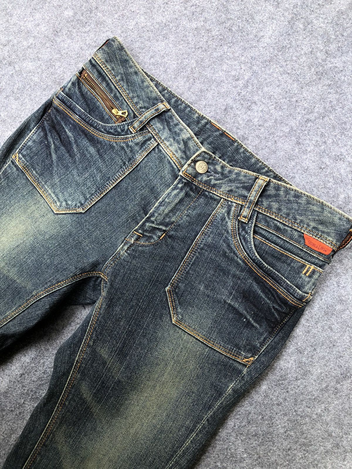 Japanese Brand Rare🔥Georgia Love Flared Bootcut Jeans Size 32" / US 10 / IT 46 - 6 Thumbnail