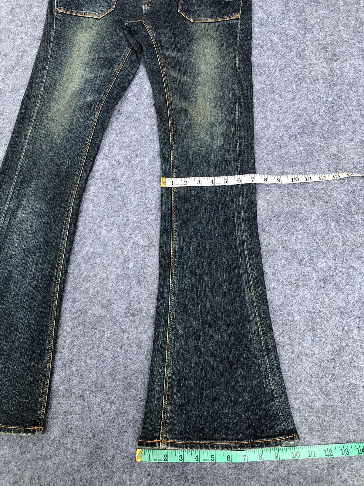 Japanese Brand Rare🔥Georgia Love Flared Bootcut Jeans Size 32" / US 10 / IT 46 - 12 Thumbnail