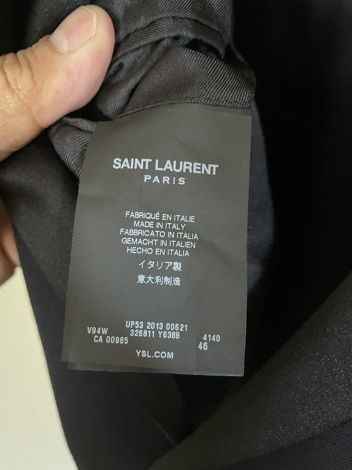 Saint Laurent Paris Saint Laurent Tuxedo Jacket Size 36R - 5 Thumbnail