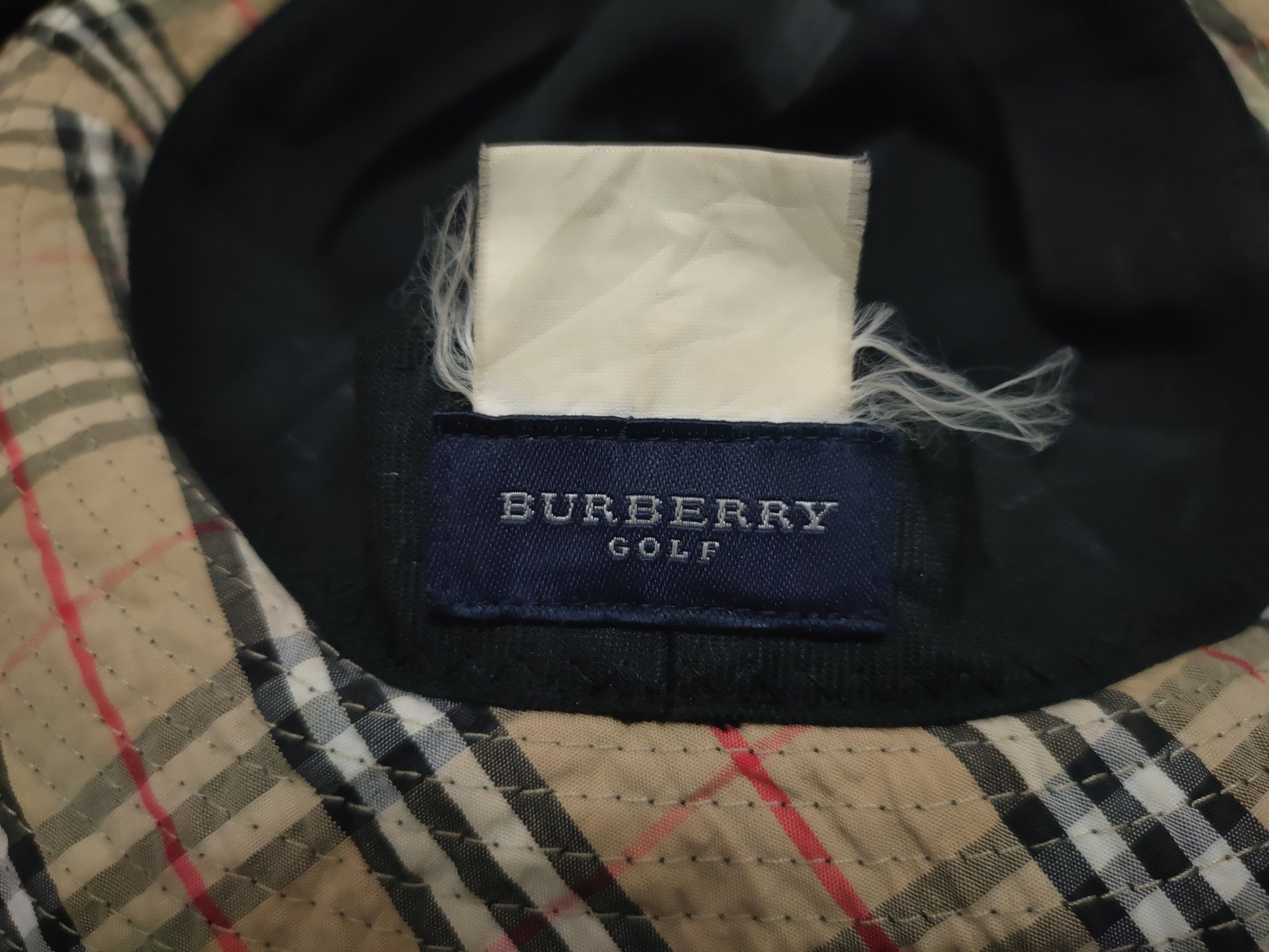 Burberry × Japanese Brand Vintage Japan!!! Burberry Nova Check Brim Bucket Hat Size ONE SIZE - 9 Thumbnail