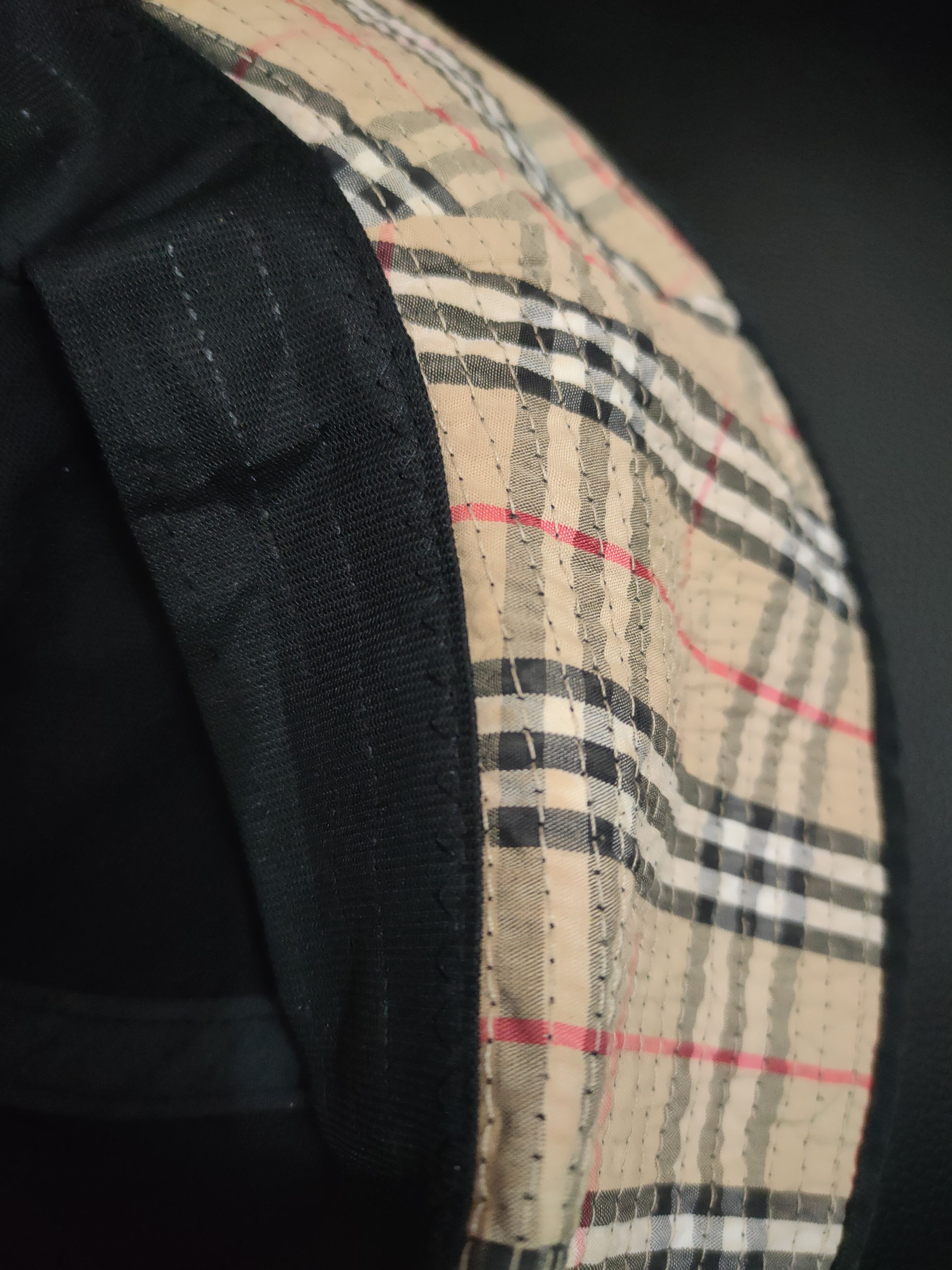 Burberry × Japanese Brand Vintage Japan!!! Burberry Nova Check Brim Bucket Hat Size ONE SIZE - 12 Thumbnail
