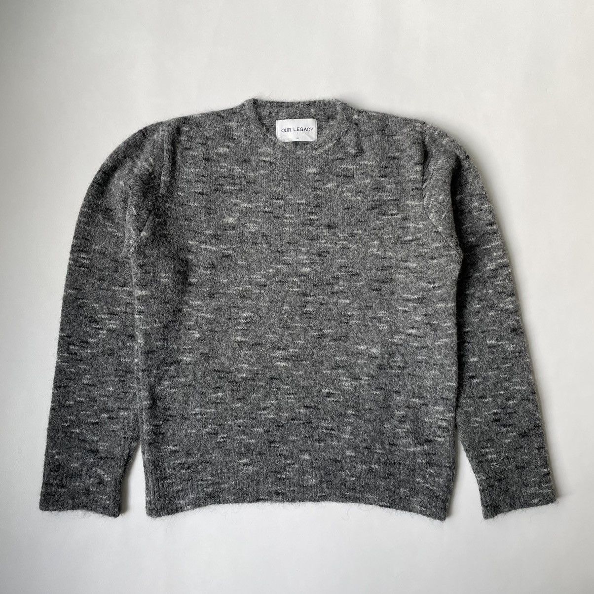 Pre-owned Our Legacy A/w 15 Mottled Alpaca Sweater