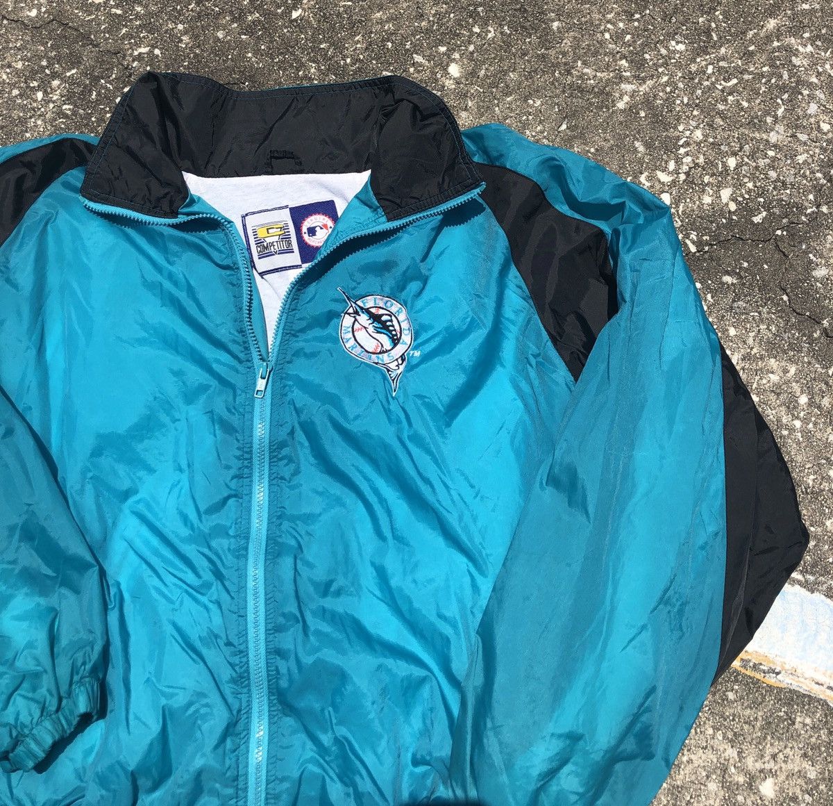 Vintage VTG Florida Marlins MLB Windbreaker Jacket 90s Throwback | Grailed