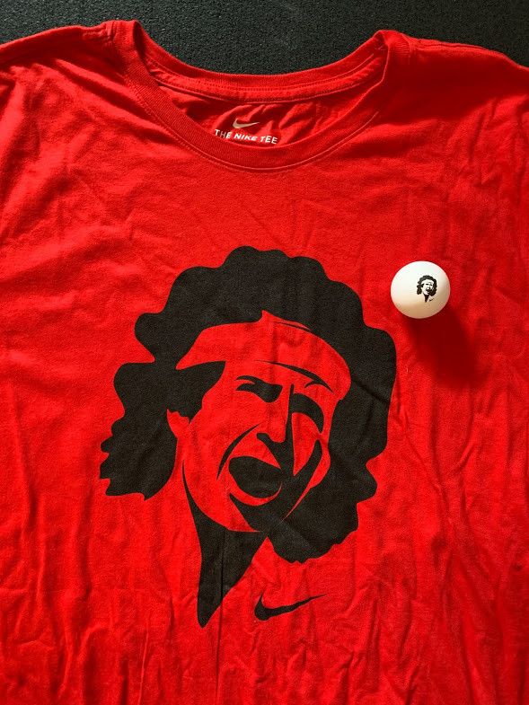 John McEnroe Promo Tee + Ping Pong Ball