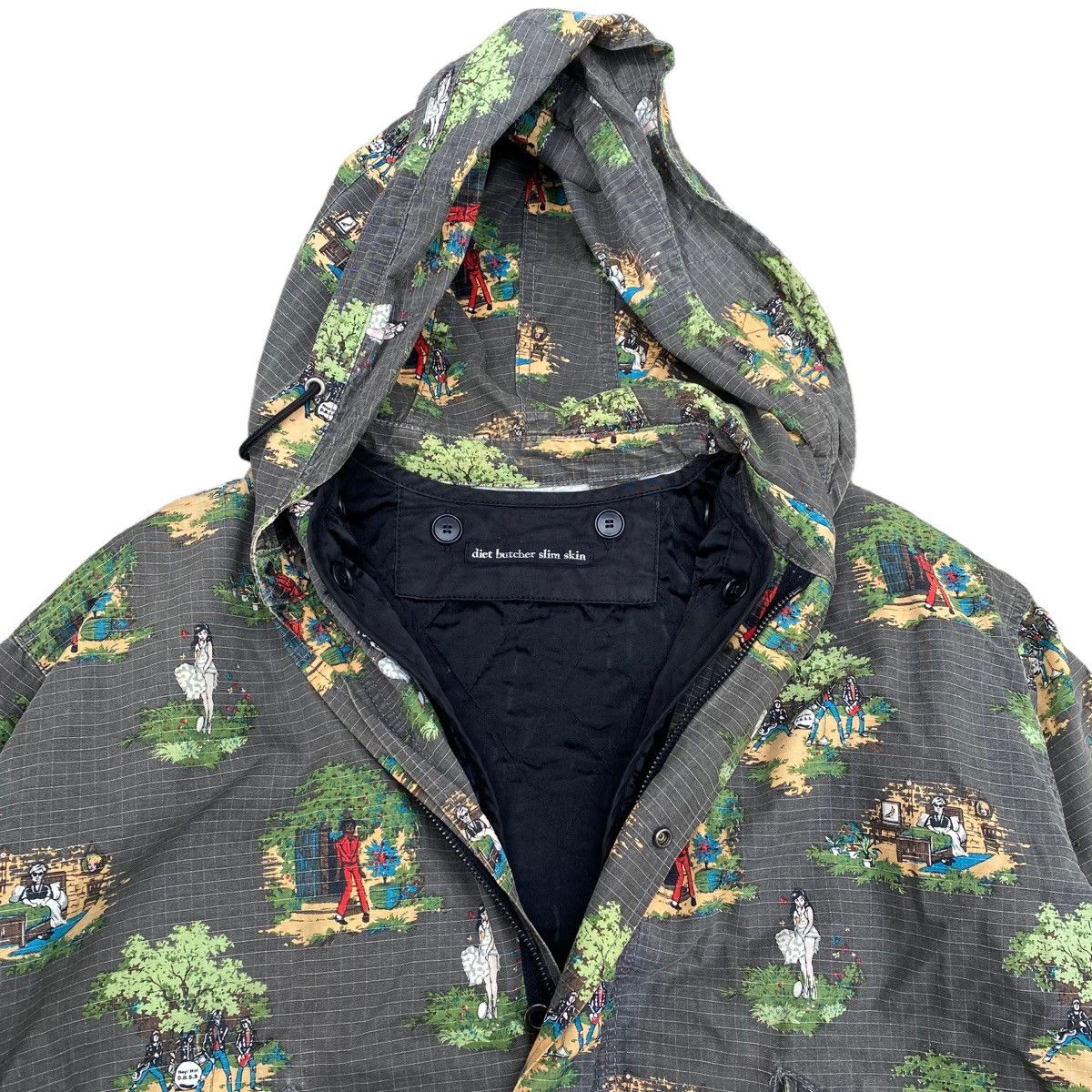 Diet Butcher Slim Skin Diet Butcher Slim Skin Ramones Fishtail Parka Size US L / EU 52-54 / 3 - 4 Thumbnail