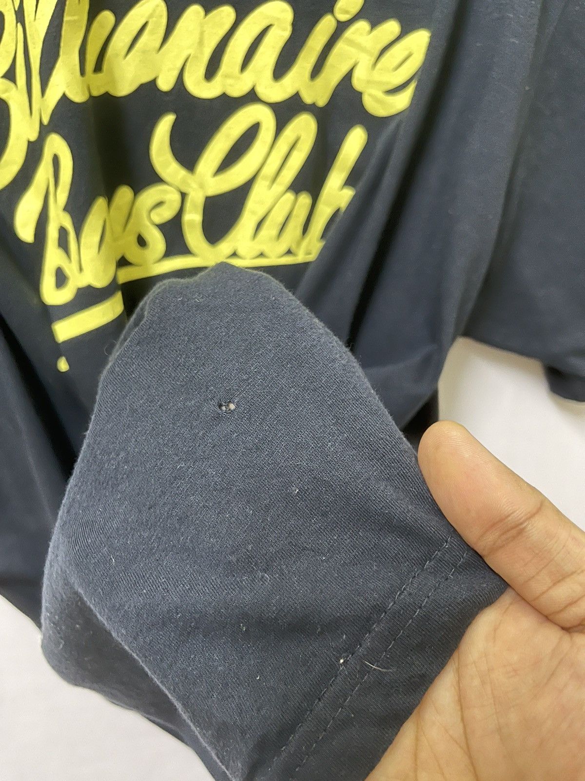 Billionaire Boys Club × Japanese Brand Billionaire Boys Club Spellout Navy Extra Large Size US XL / EU 56 / 4 - 3 Thumbnail