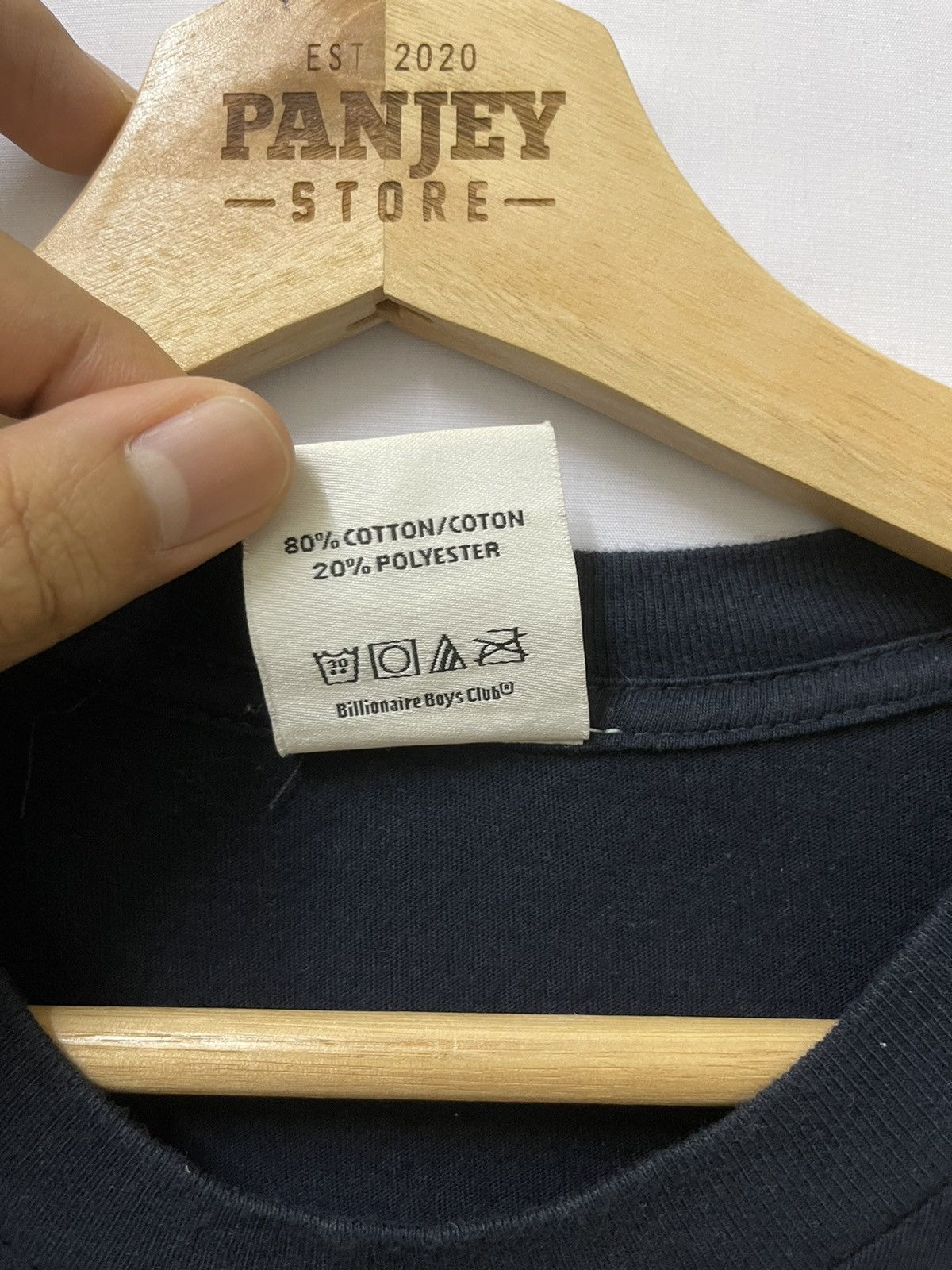 Billionaire Boys Club × Japanese Brand Billionaire Boys Club Spellout Navy Extra Large Size US XL / EU 56 / 4 - 6 Thumbnail