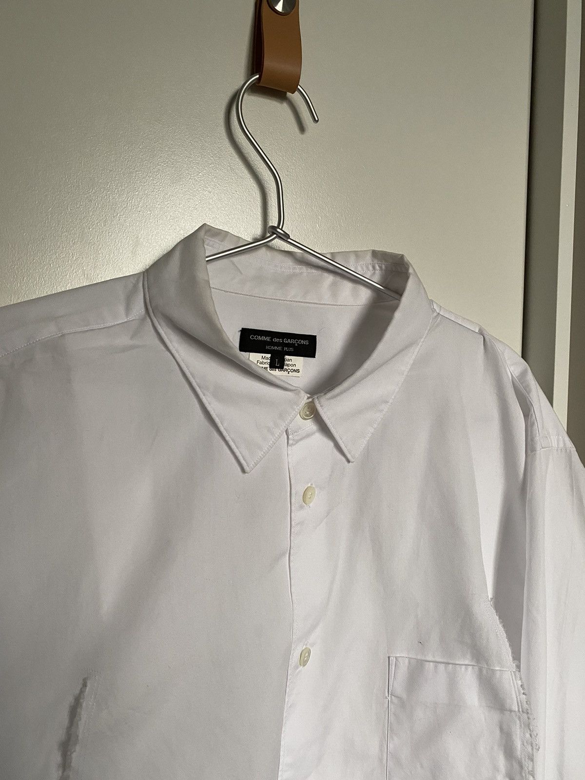 Comme des Garcons Homme Plus Comme des garcons homme plus Cut-Off Shirt Size US L / EU 52-54 / 3 - 6 Thumbnail