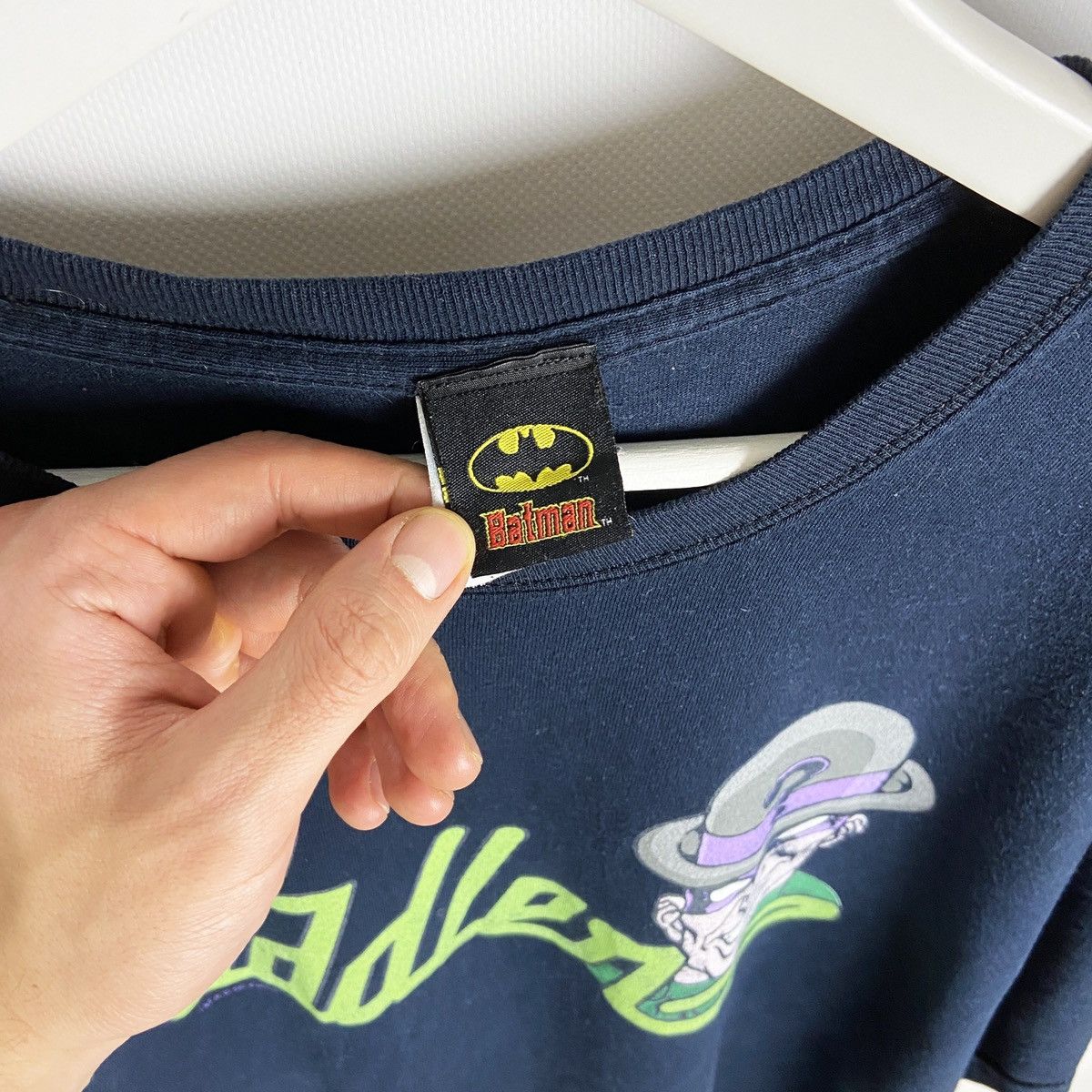 DC Comics Vintage 00s DC Comics Batman Riddler rare tee size XL Size US XL / EU 56 / 4 - 5 Thumbnail