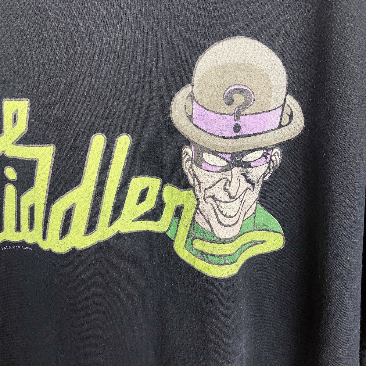 DC Comics Vintage 00s DC Comics Batman Riddler rare tee size XL Size US XL / EU 56 / 4 - 3 Thumbnail