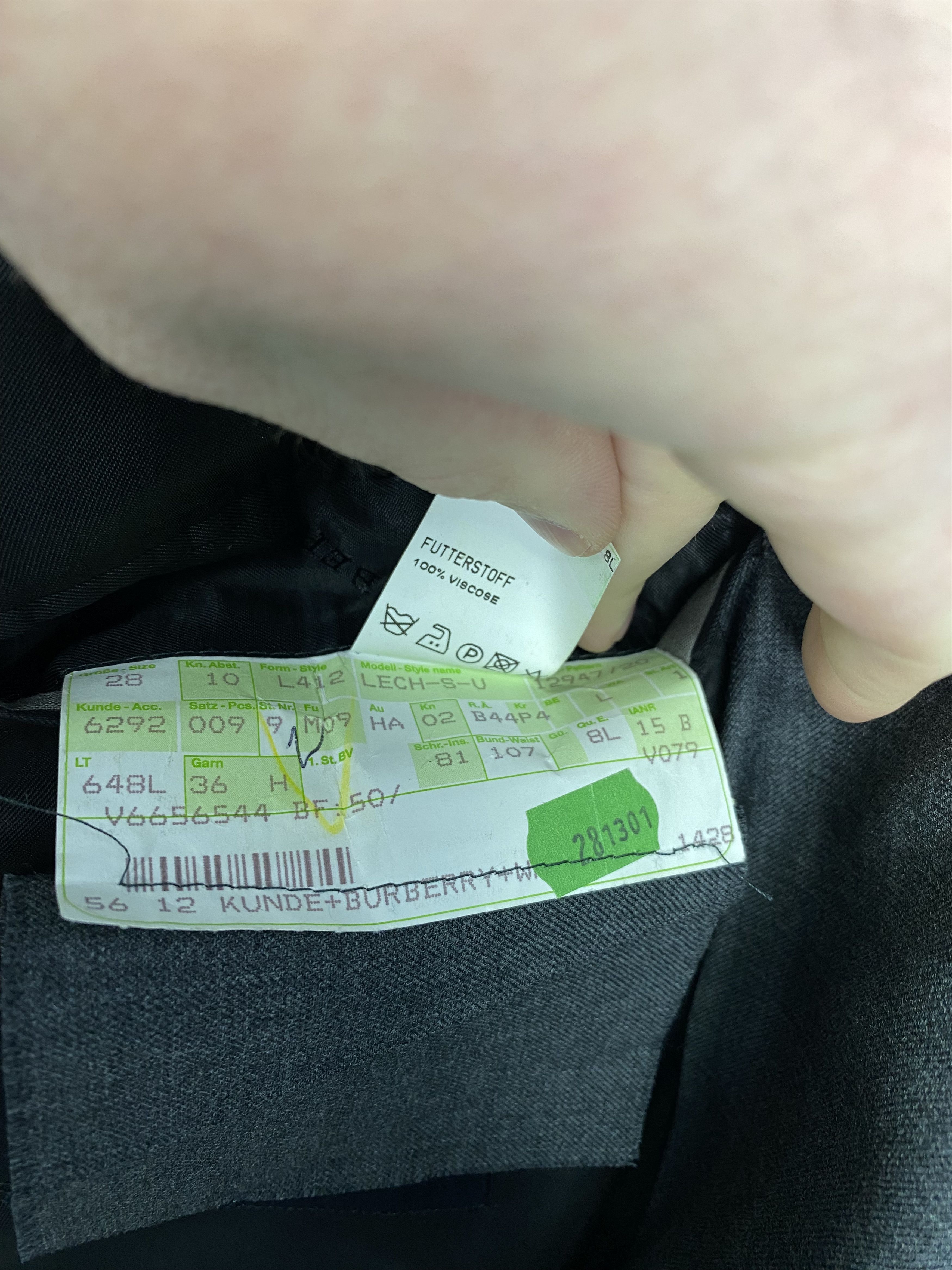 Burberry Vintage Burberry London Blazer Size 28 Size 48R - 10 Thumbnail
