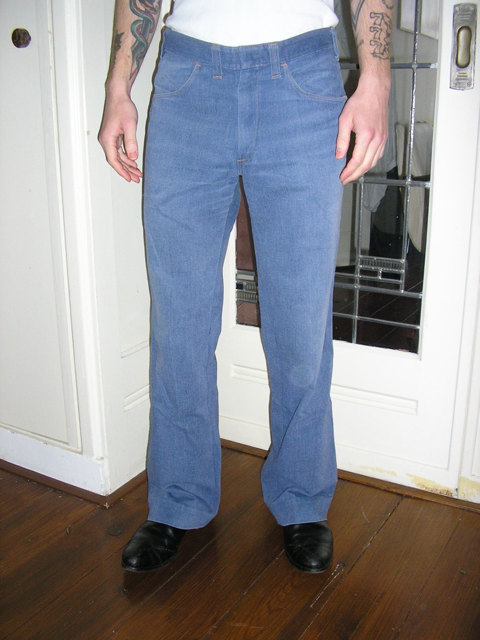 Dickies Vintage bell bottom Dickies TALON zipper | Grailed