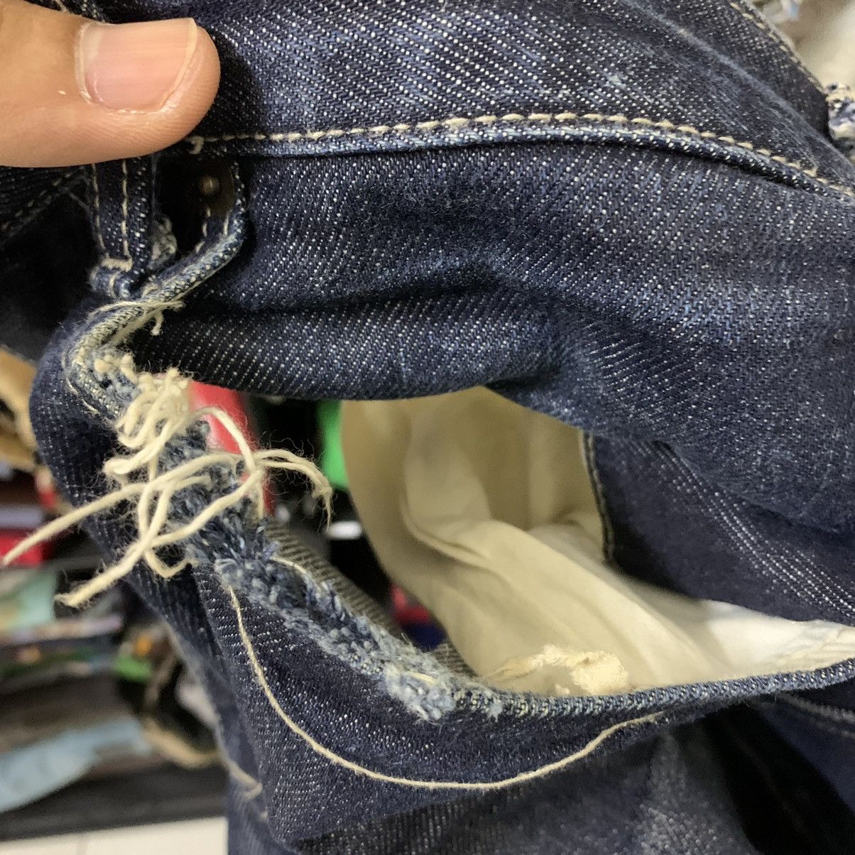 Japanese Brand × Takeo Kikuchi DISTRESS TAKEO KIKUCHI SELVEDGE JEANS Size US 31 - 13 Thumbnail