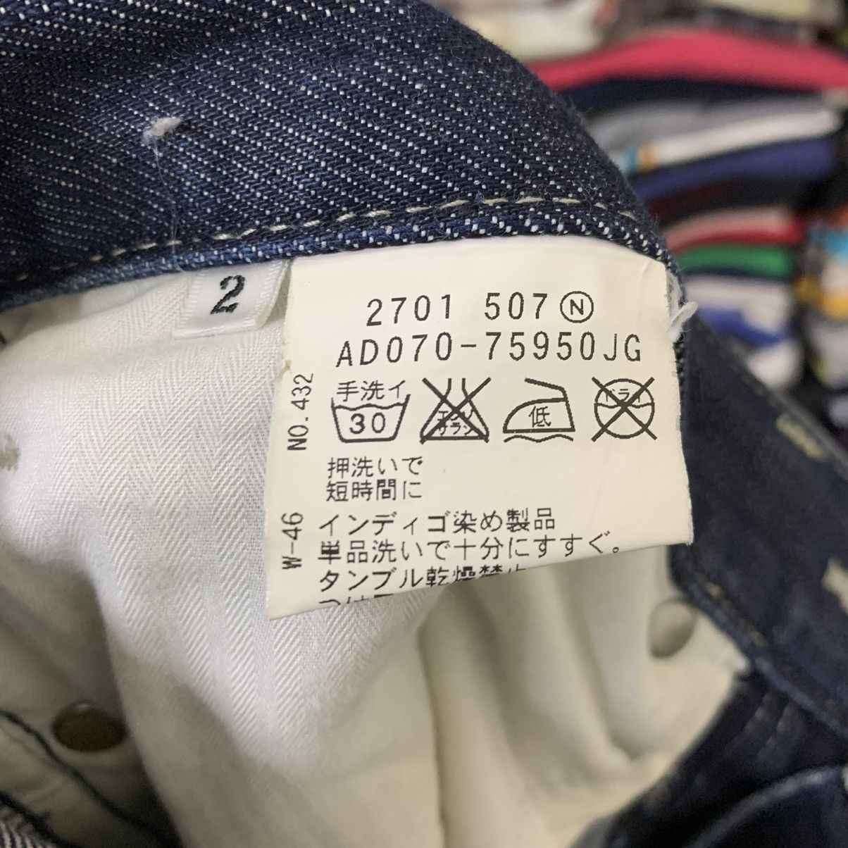Japanese Brand × Takeo Kikuchi DISTRESS TAKEO KIKUCHI SELVEDGE JEANS Size US 31 - 10 Thumbnail