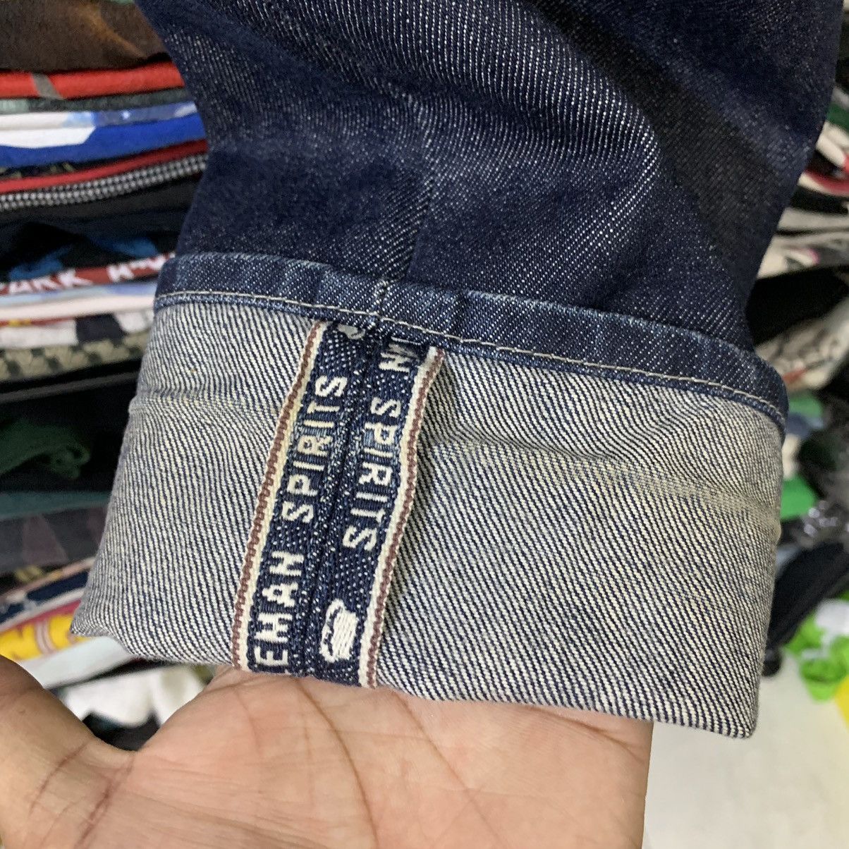 Japanese Brand × Takeo Kikuchi DISTRESS TAKEO KIKUCHI SELVEDGE JEANS Size US 31 - 3 Thumbnail