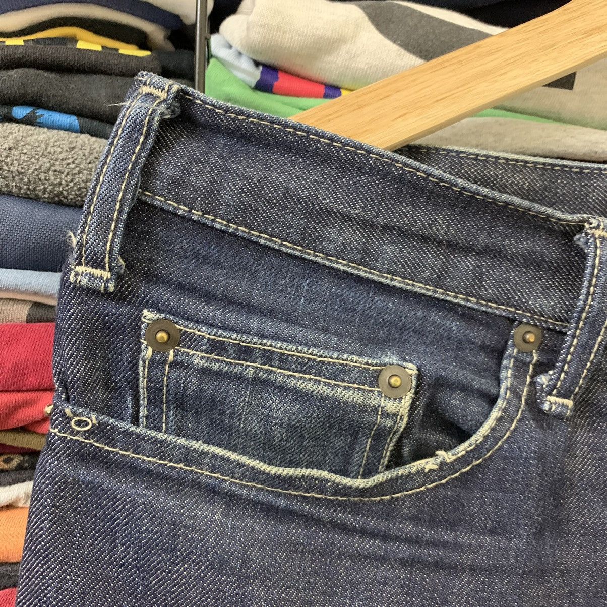 Japanese Brand × Takeo Kikuchi DISTRESS TAKEO KIKUCHI SELVEDGE JEANS Size US 31 - 7 Thumbnail