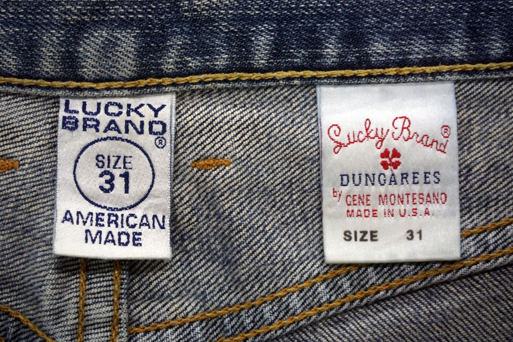 Retro Lucky Brand Gene Montesano American Classic Dungarees Jeans Size 30 -  Jeans