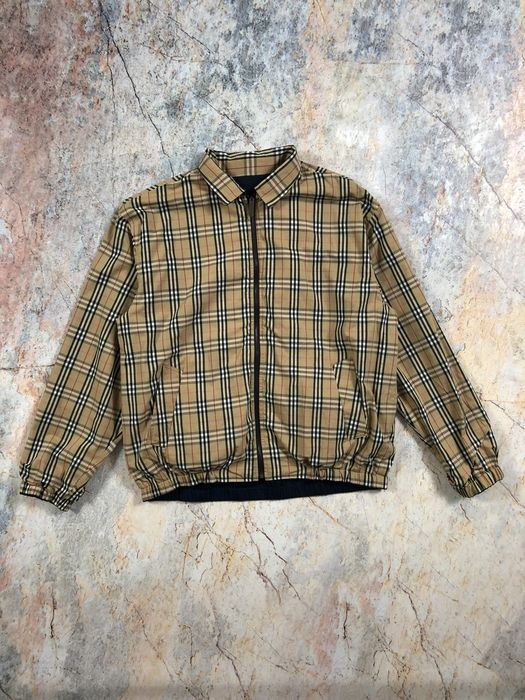 Burberry Burberry nova check plated reversible bomber jacket | Grailed