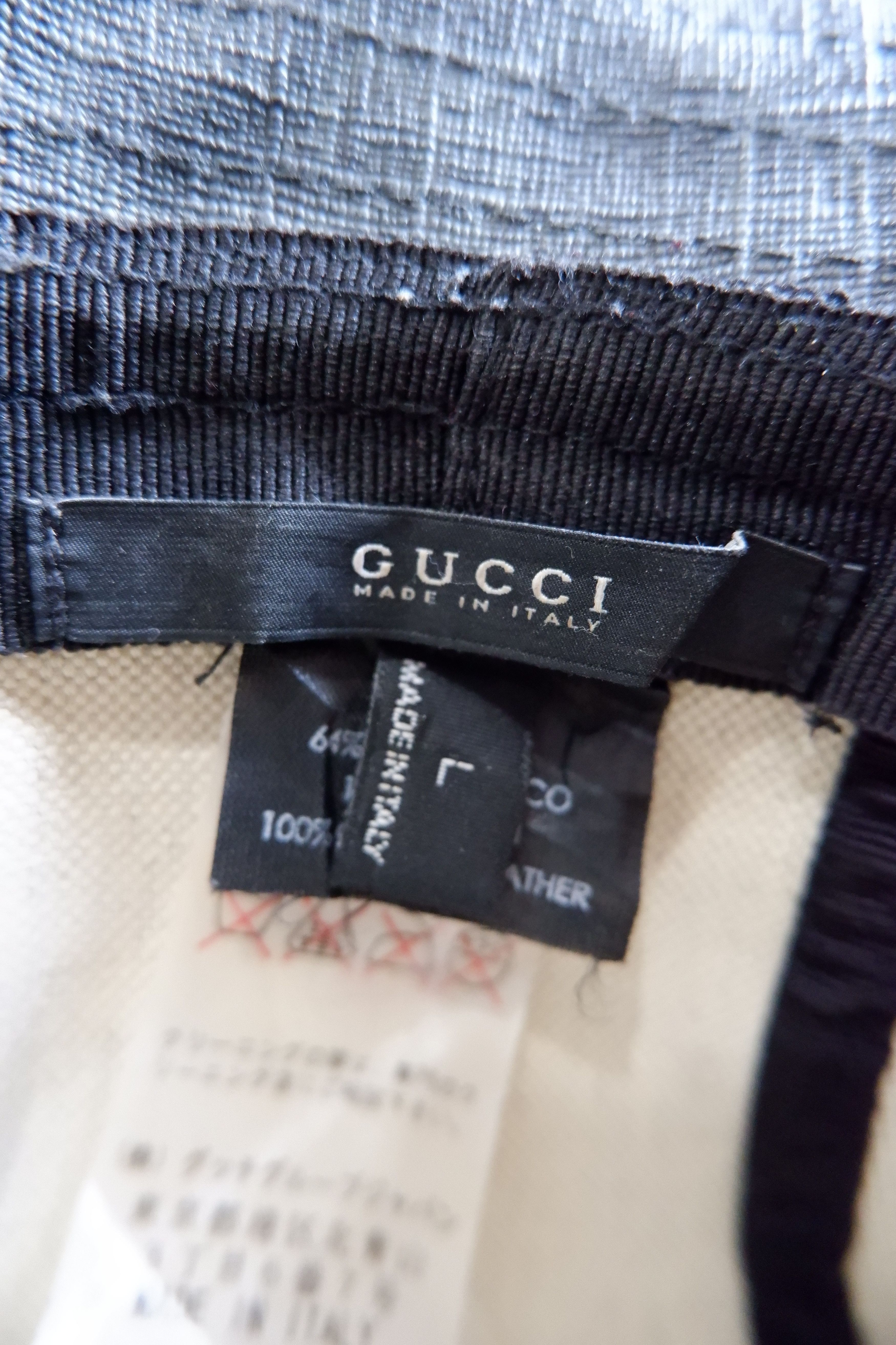 Gucci Gucci Monogram PVC Bucket Hat Made in italy (58cm) Size ONE SIZE - 9 Thumbnail
