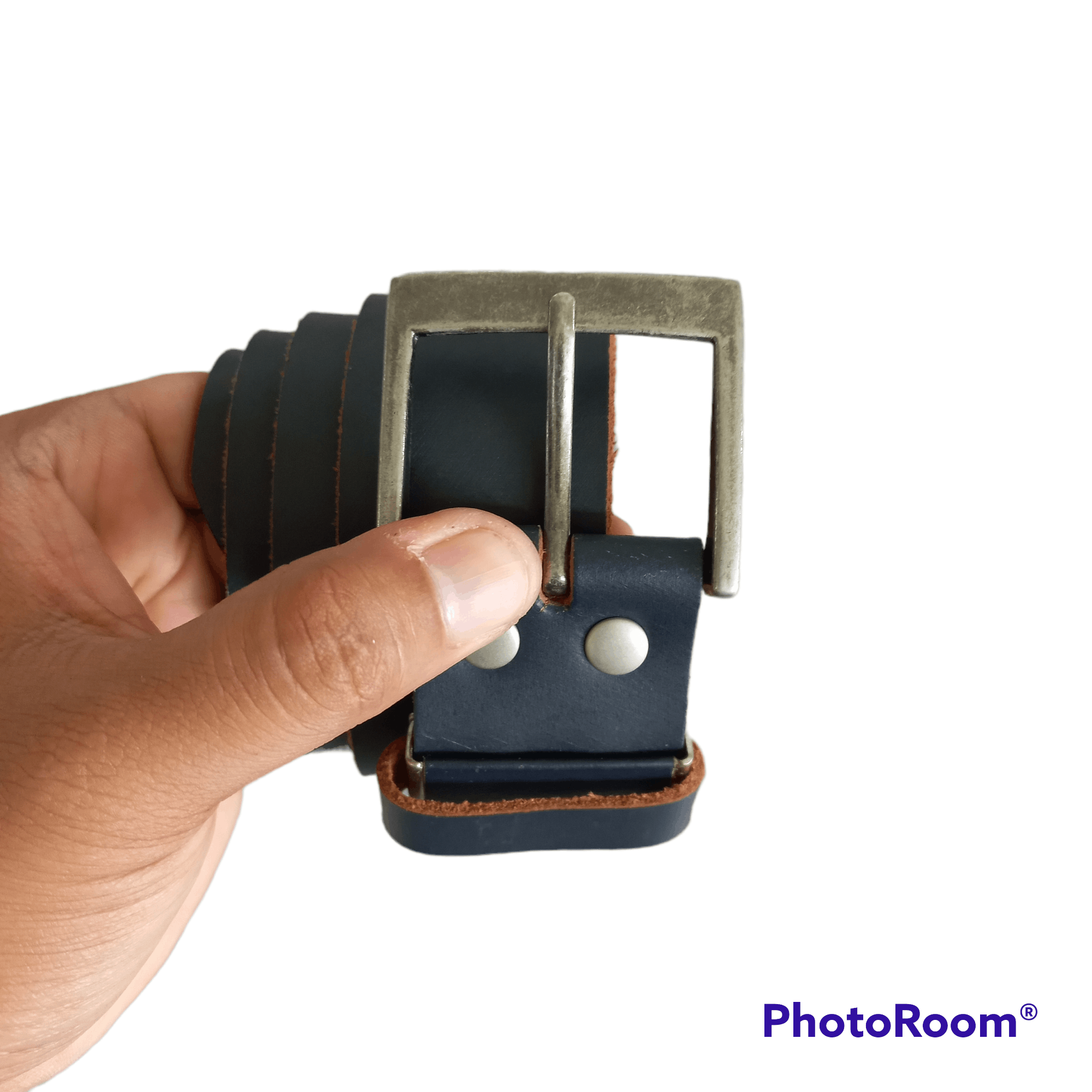 image of Archival Clothing x Edwin Edwin Leather Belt, Men's