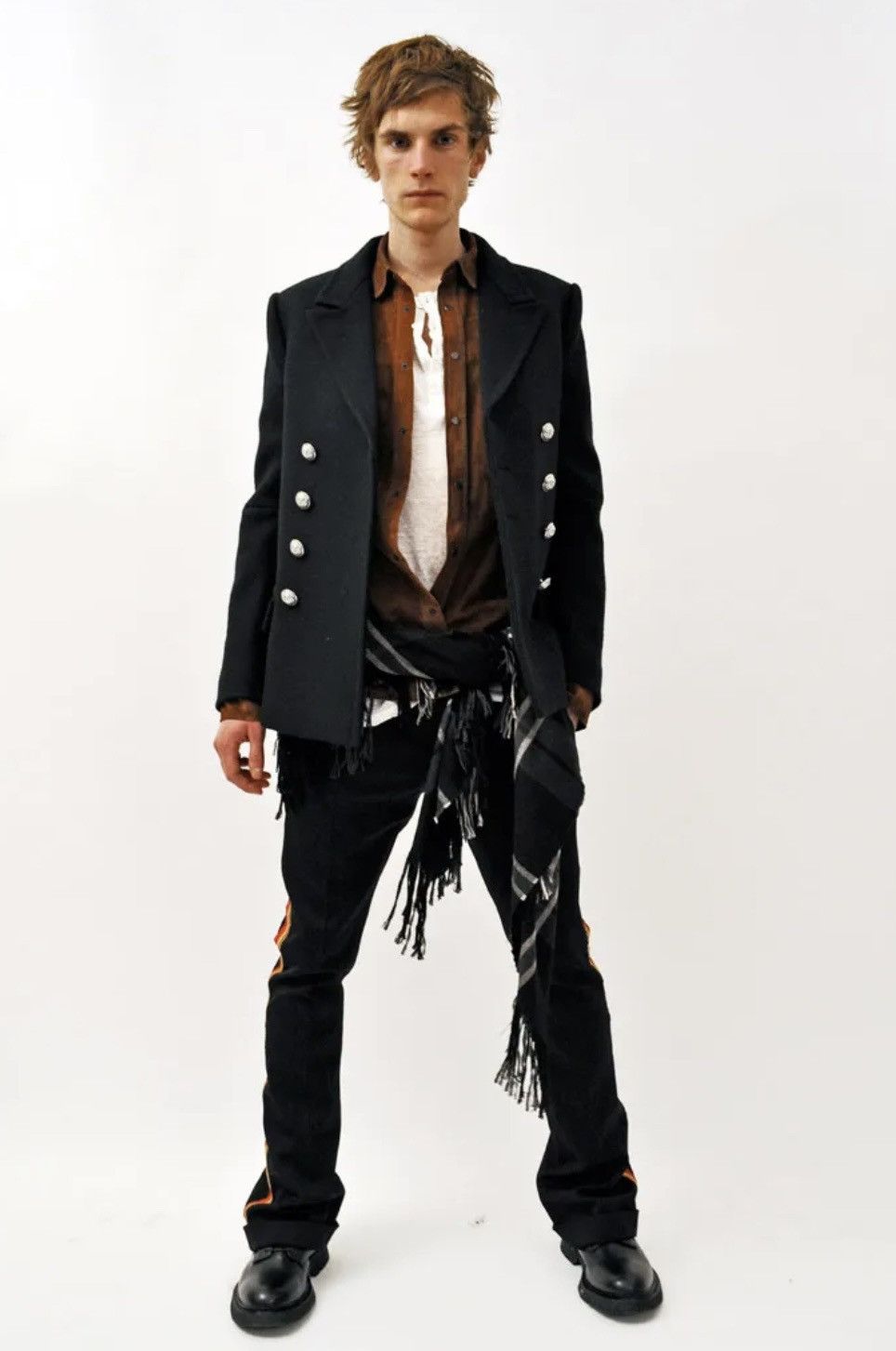 Balmain SS11 Runway Safety Pin Jacket Decarnin