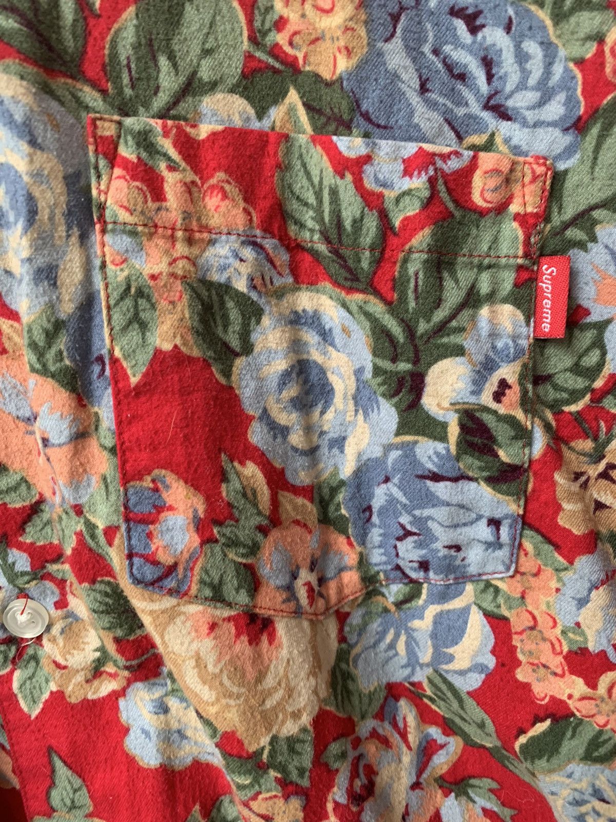 Supreme Supreme Floral long sleeve button up cotton patterned shirt Size US L / EU 52-54 / 3 - 3 Thumbnail