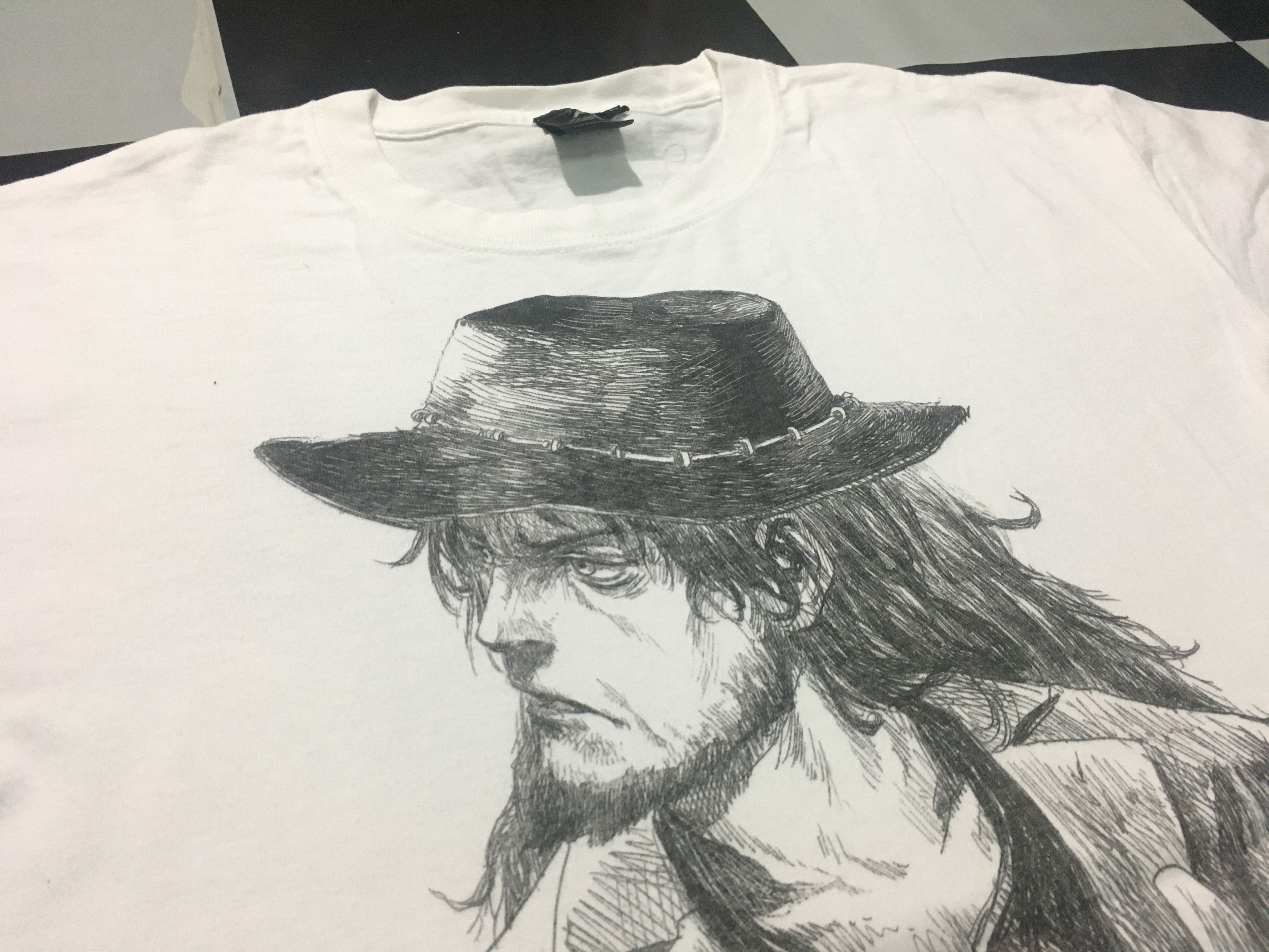 Anime Archival It’s Time To Work Shirt Anime Big Face Graphic Tee Size US L / EU 52-54 / 3 - 4 Thumbnail