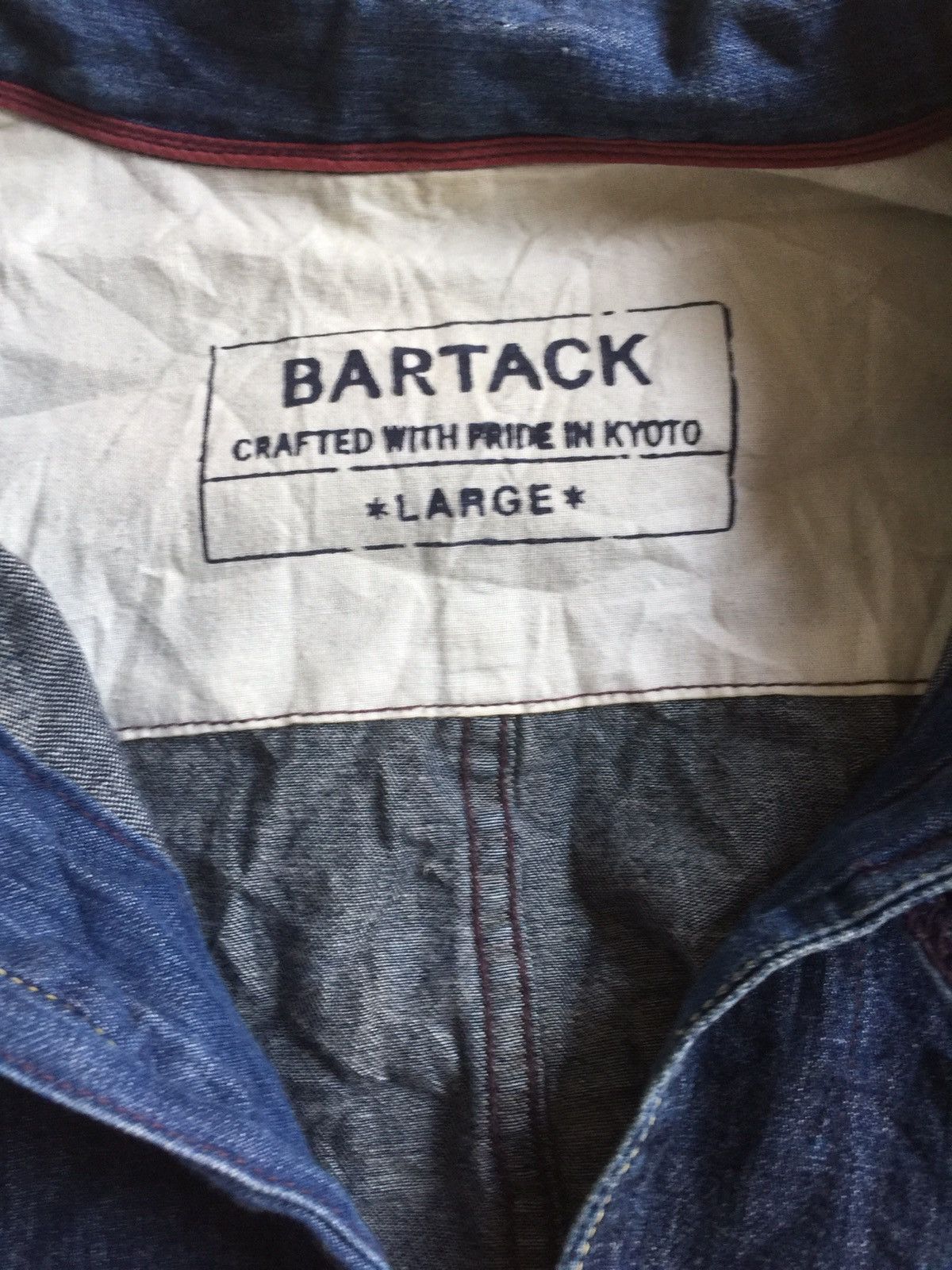 Japan Blue × Japanese Brand Bartack Crafted In Kyoto Kapital Inspired Chore Denim Jacket Size US M / EU 48-50 / 2 - 3 Thumbnail