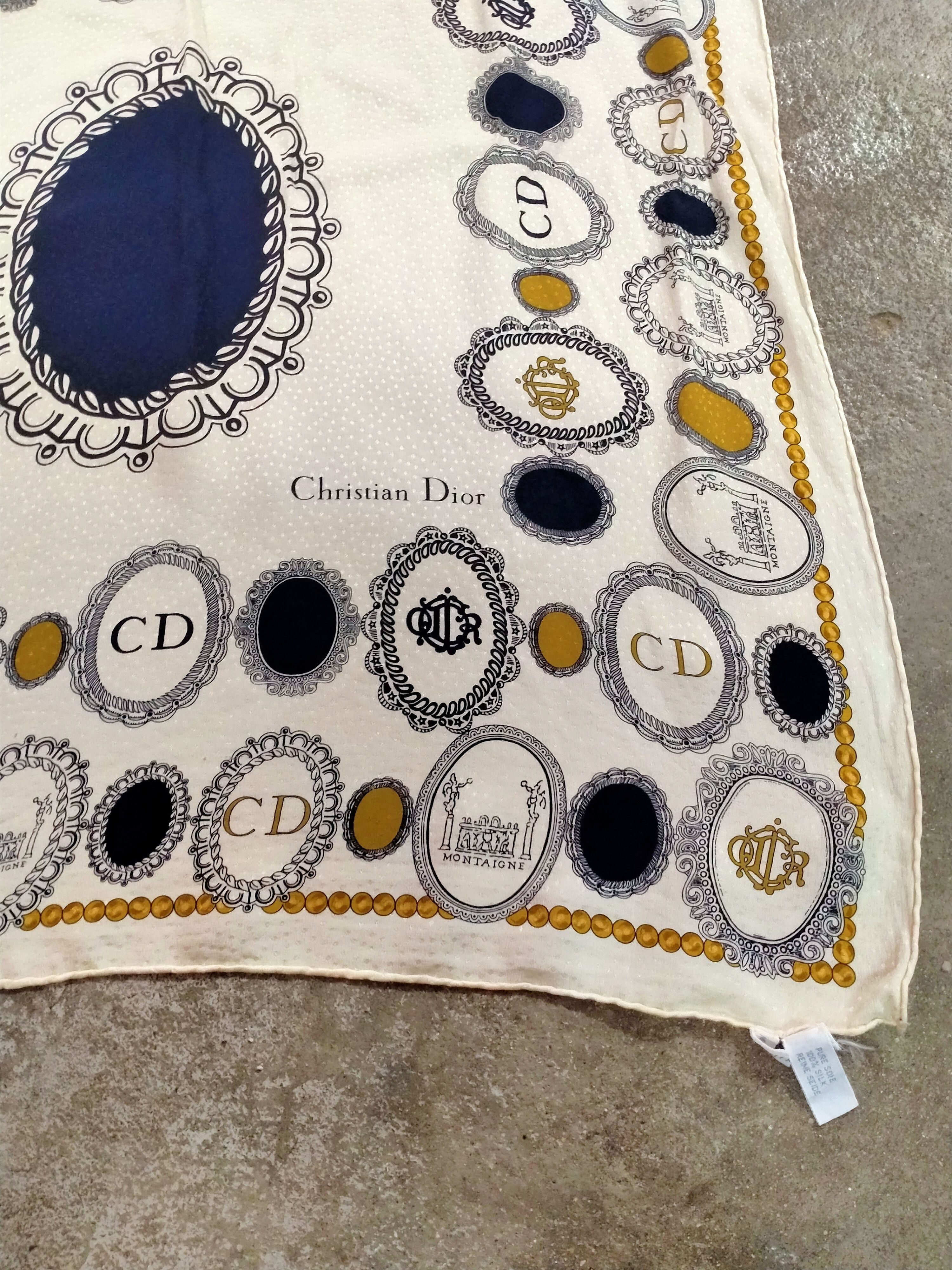 Christian Dior Monsieur CHRISTIAN DIOR HANDKERCHIEF Size ONE SIZE - 4 Thumbnail