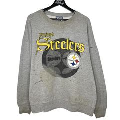 Steelers Sweatshirt Vintage Pittsburgh Steelers Crewneck Steelers Retro Sweatshirt  Steelers Fan Gift - Cherrycatshop