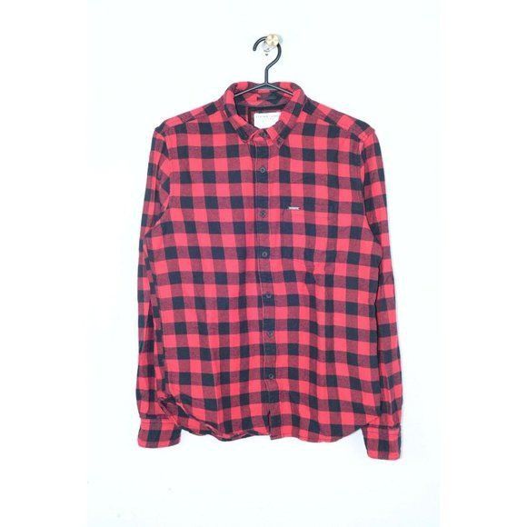 Flannel Denim & Flower Ricky Singh Red Black Checkered Button ups | Grailed