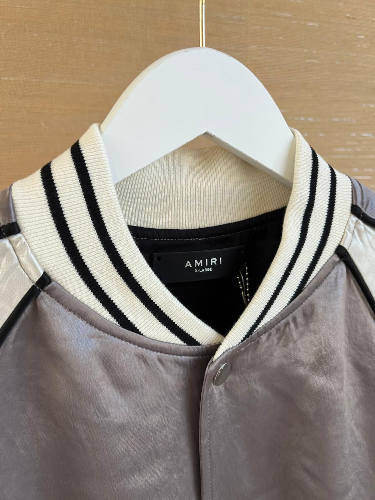 Amiri Embroidered Logo Souvenir Jacket in Sage Size US L / EU 52-54 / 3 - 9 Thumbnail