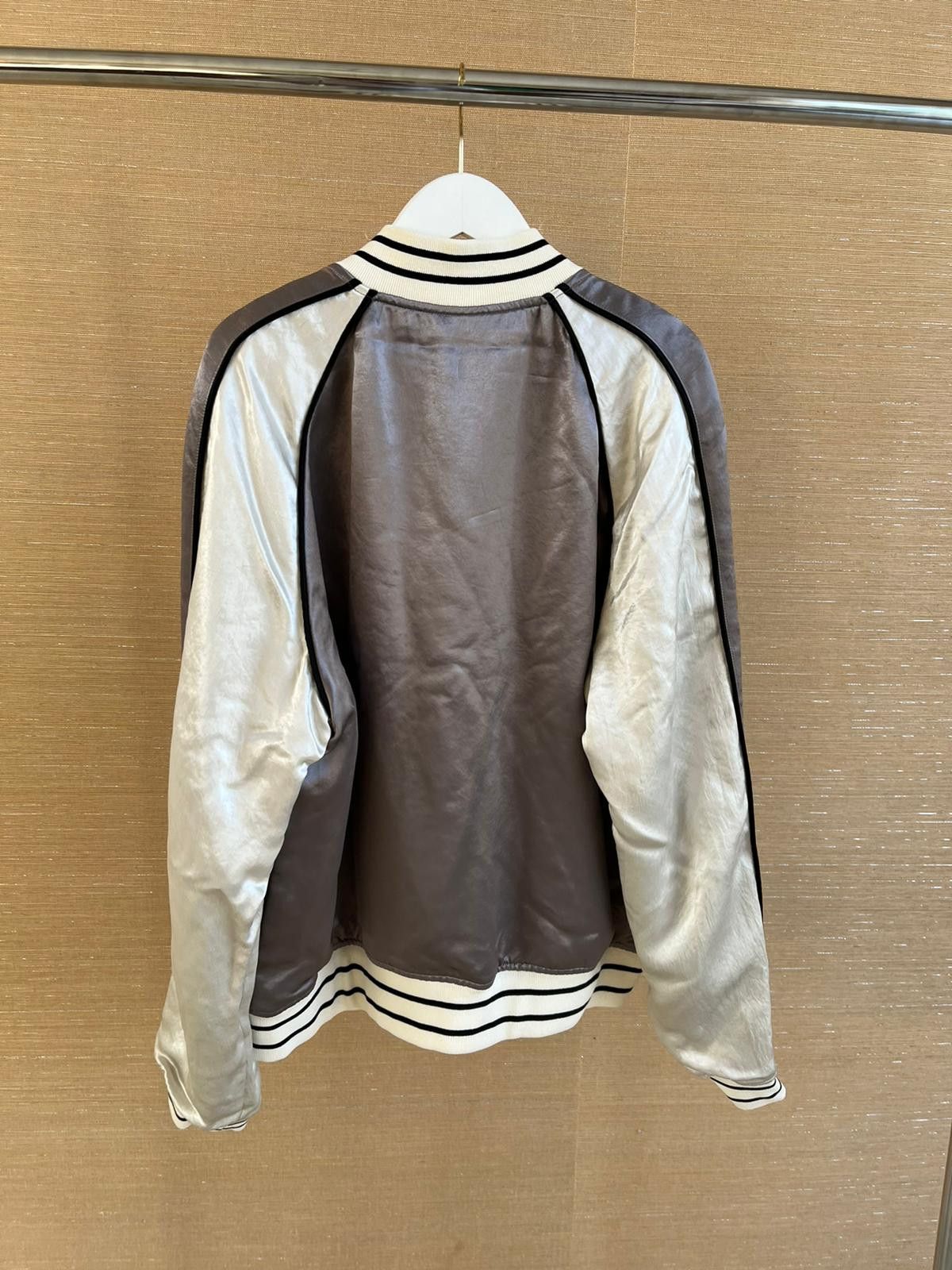 Amiri Embroidered Logo Souvenir Jacket in Sage Size US L / EU 52-54 / 3 - 14 Thumbnail