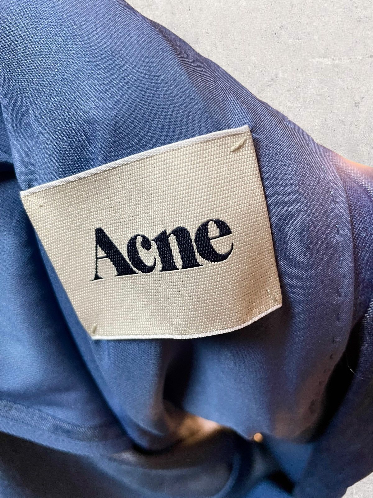 Acne Studios × Japanese Brand ACNE Blake Denim PSS12 Women's Button Blue Blazer / Jacket Size M / US 6-8 / IT 42-44 - 7 Thumbnail