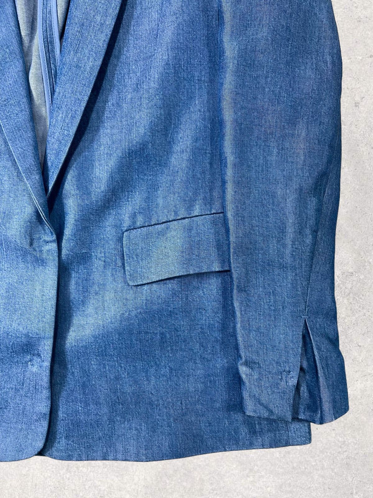 Acne Studios × Japanese Brand ACNE Blake Denim PSS12 Women's Button Blue Blazer / Jacket Size M / US 6-8 / IT 42-44 - 3 Thumbnail