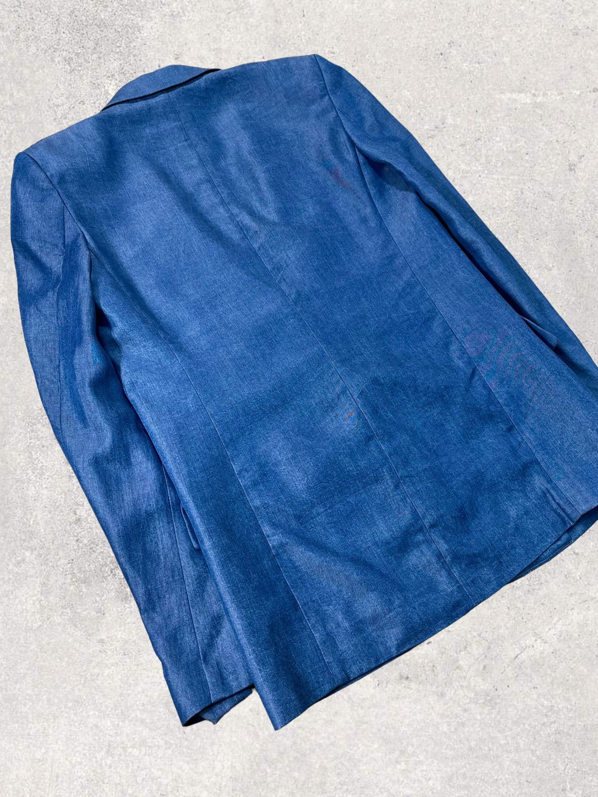 Acne Studios × Japanese Brand ACNE Blake Denim PSS12 Women's Button Blue Blazer / Jacket Size M / US 6-8 / IT 42-44 - 6 Thumbnail