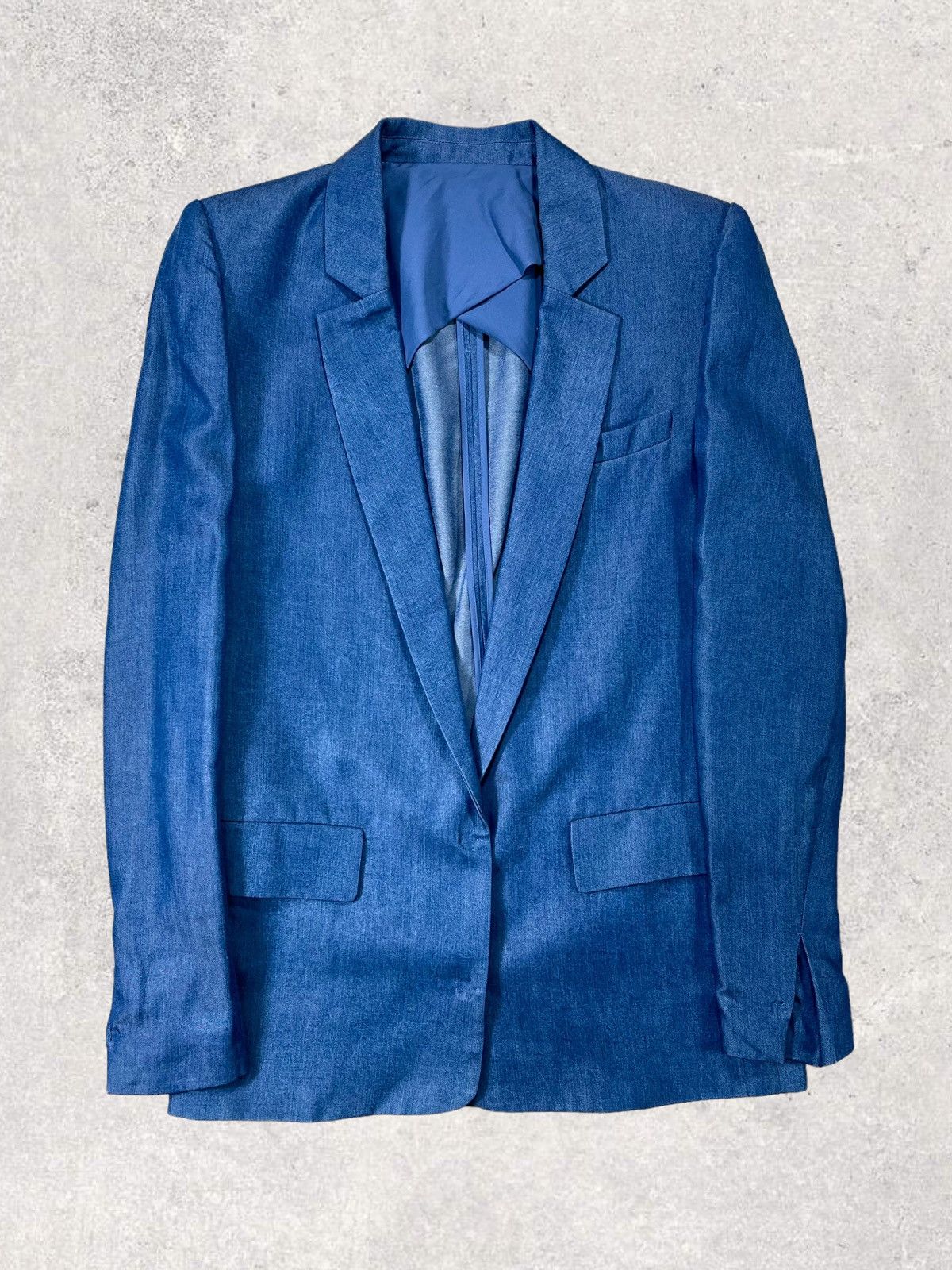 Acne Studios × Japanese Brand ACNE Blake Denim PSS12 Women's Button Blue Blazer / Jacket Size M / US 6-8 / IT 42-44 - 1 Thumbnail