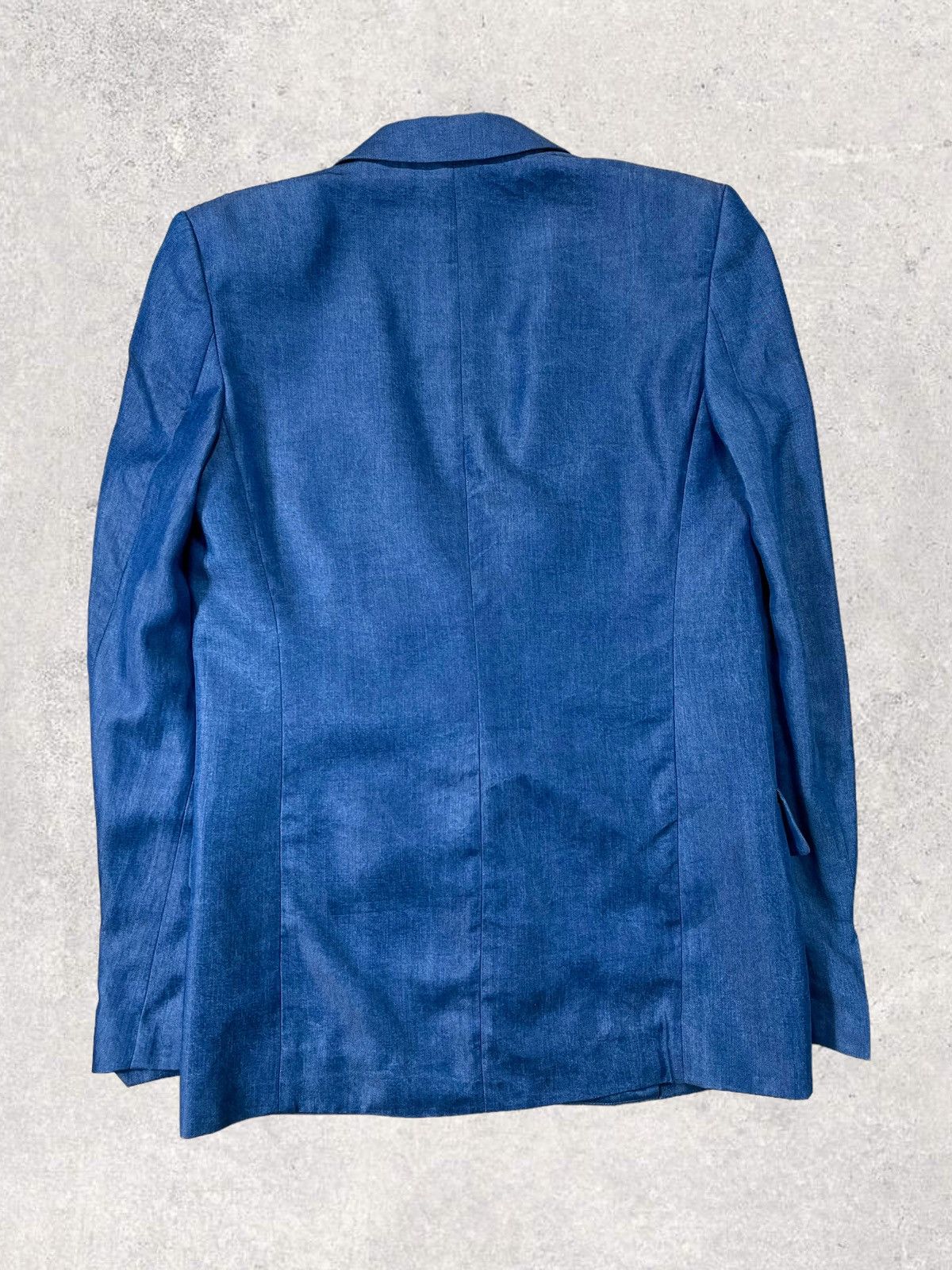 Acne Studios × Japanese Brand ACNE Blake Denim PSS12 Women's Button Blue Blazer / Jacket Size M / US 6-8 / IT 42-44 - 5 Thumbnail