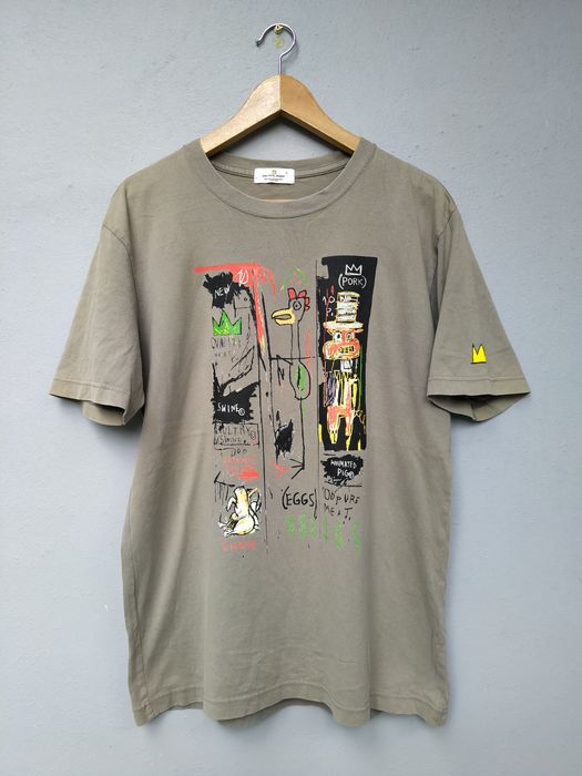 Vintage VINTAGE 90S JEAN MICHEL BASQUIAT BARBEQUE ART TEE | Grailed