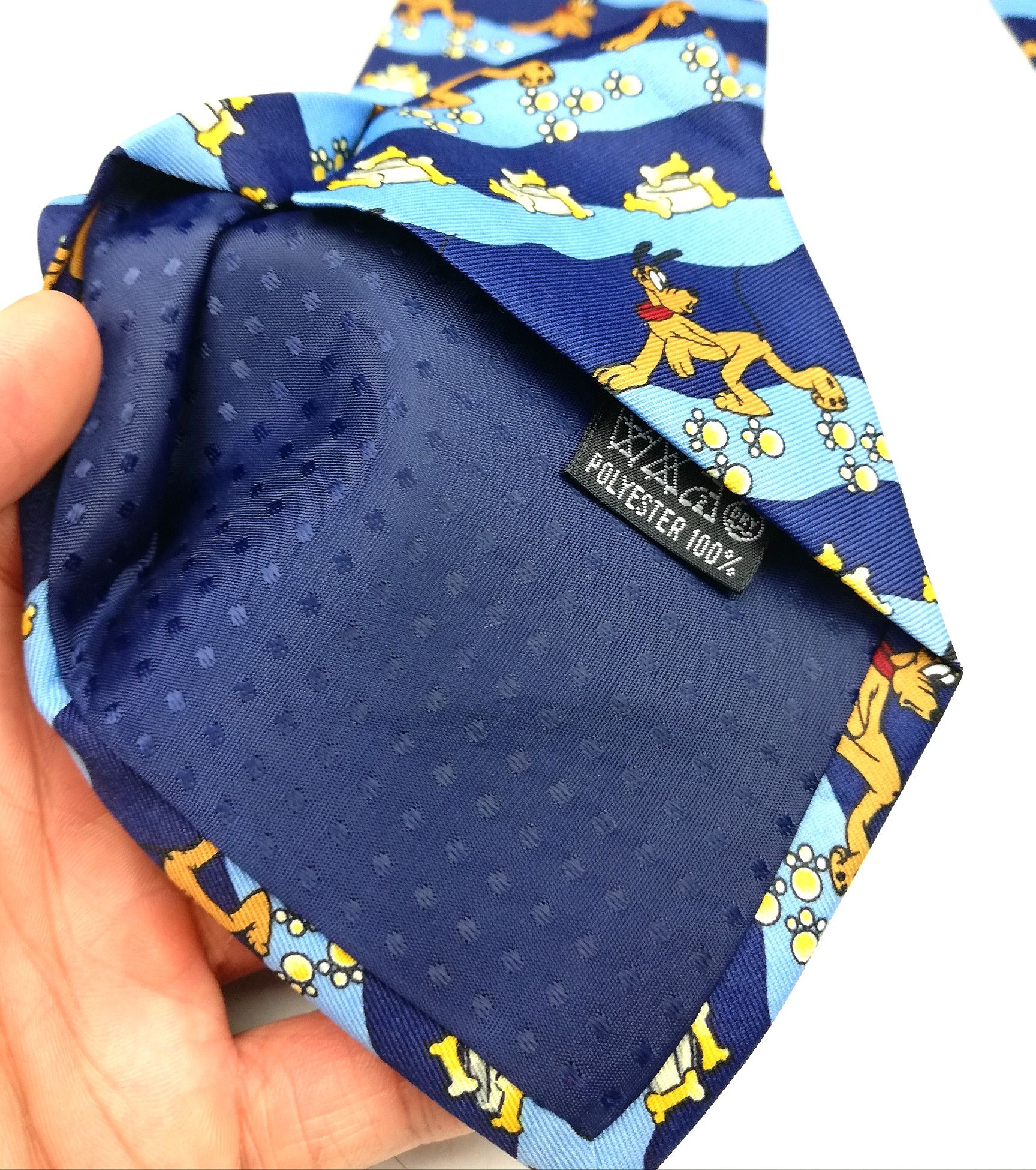 Cartoon Network × Disney × Mickey Mouse Pluto (Disney) Mickey Mouse Full Printed Neckties Fashion Size ONE SIZE - 3 Thumbnail