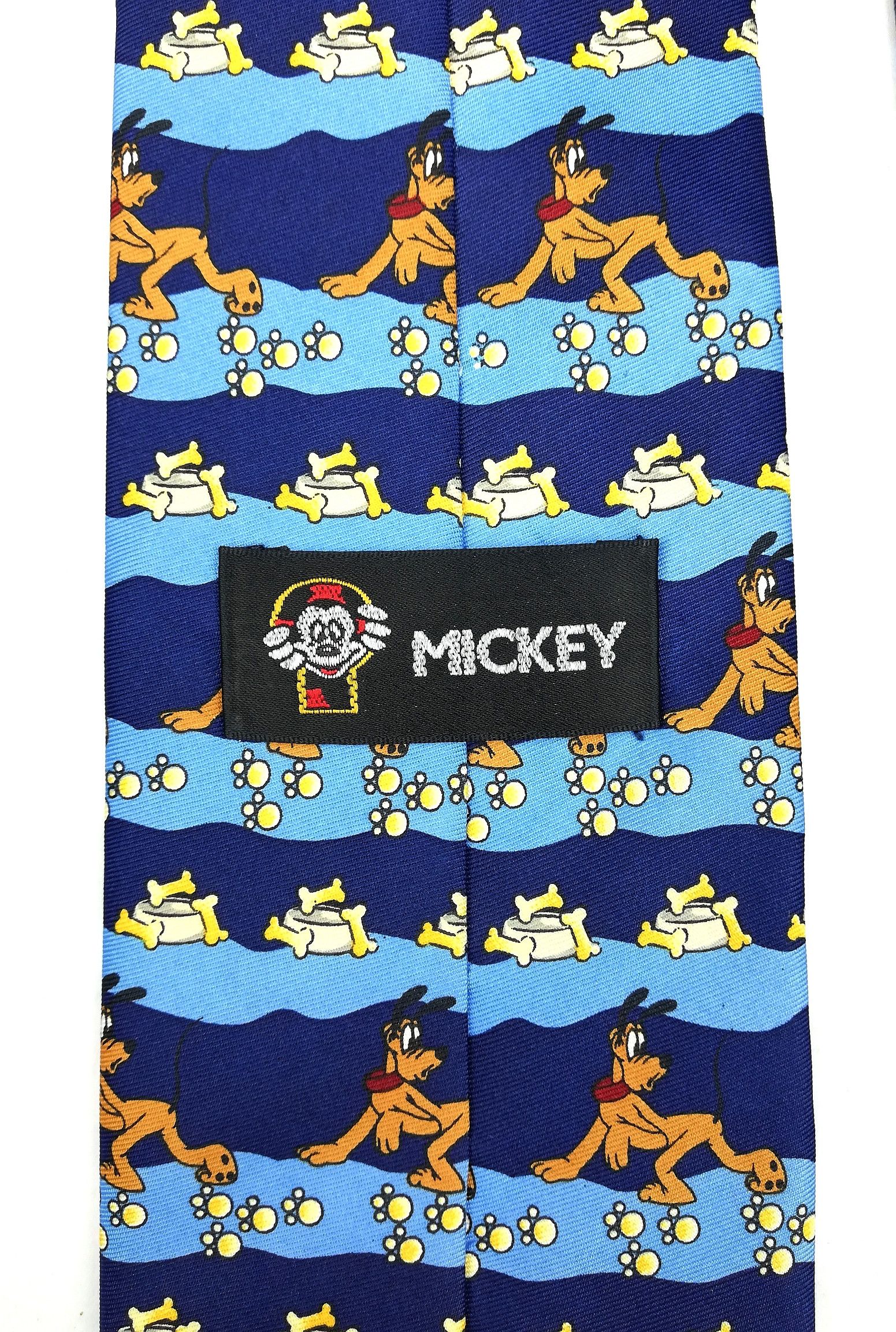 Cartoon Network × Disney × Mickey Mouse Pluto (Disney) Mickey Mouse Full Printed Neckties Fashion Size ONE SIZE - 5 Thumbnail