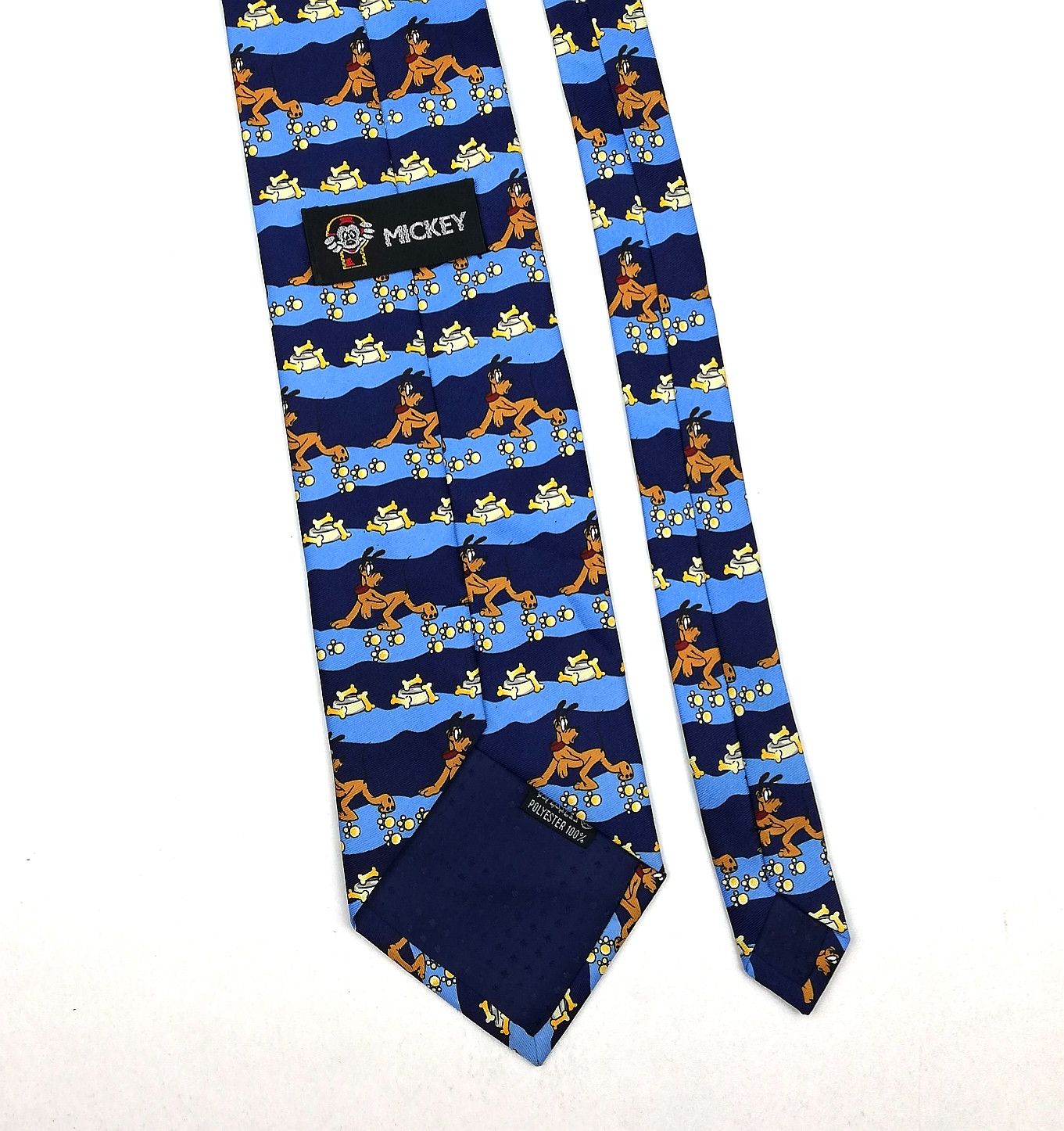 Cartoon Network × Disney × Mickey Mouse Pluto (Disney) Mickey Mouse Full Printed Neckties Fashion Size ONE SIZE - 6 Thumbnail